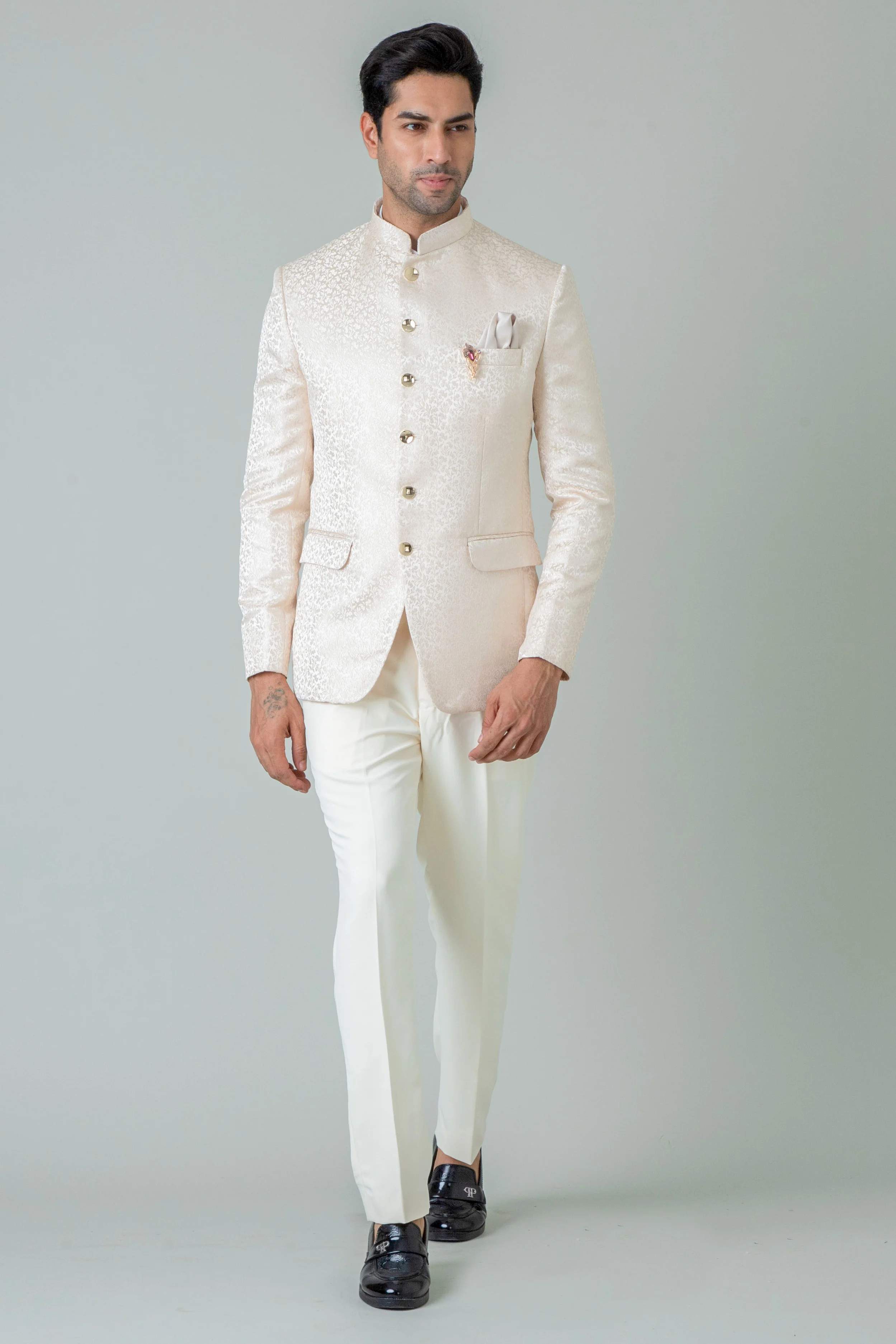 MLS PRINTED JODHPURI SUIT