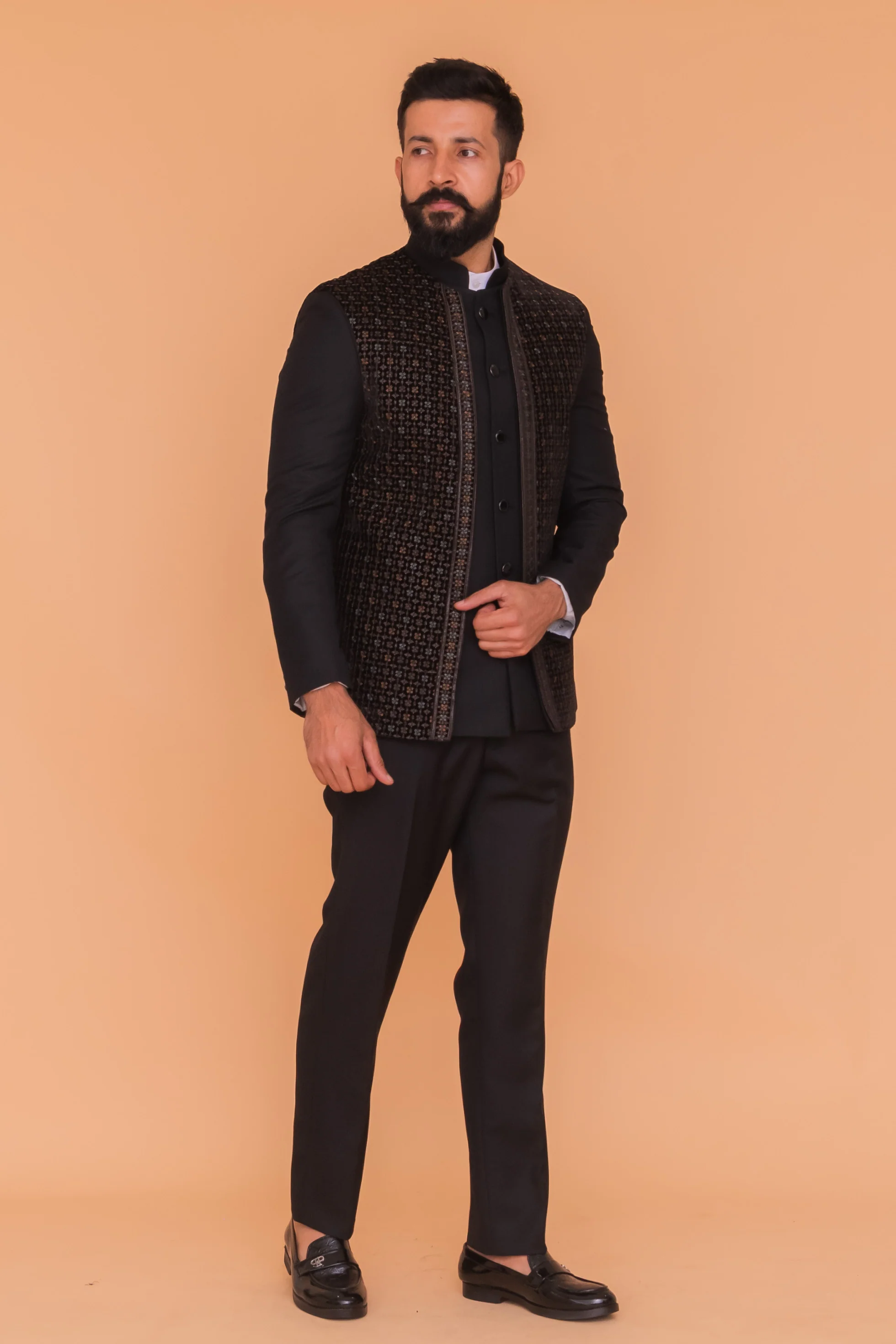 MLS JODHPURI SUIT 3 PCS