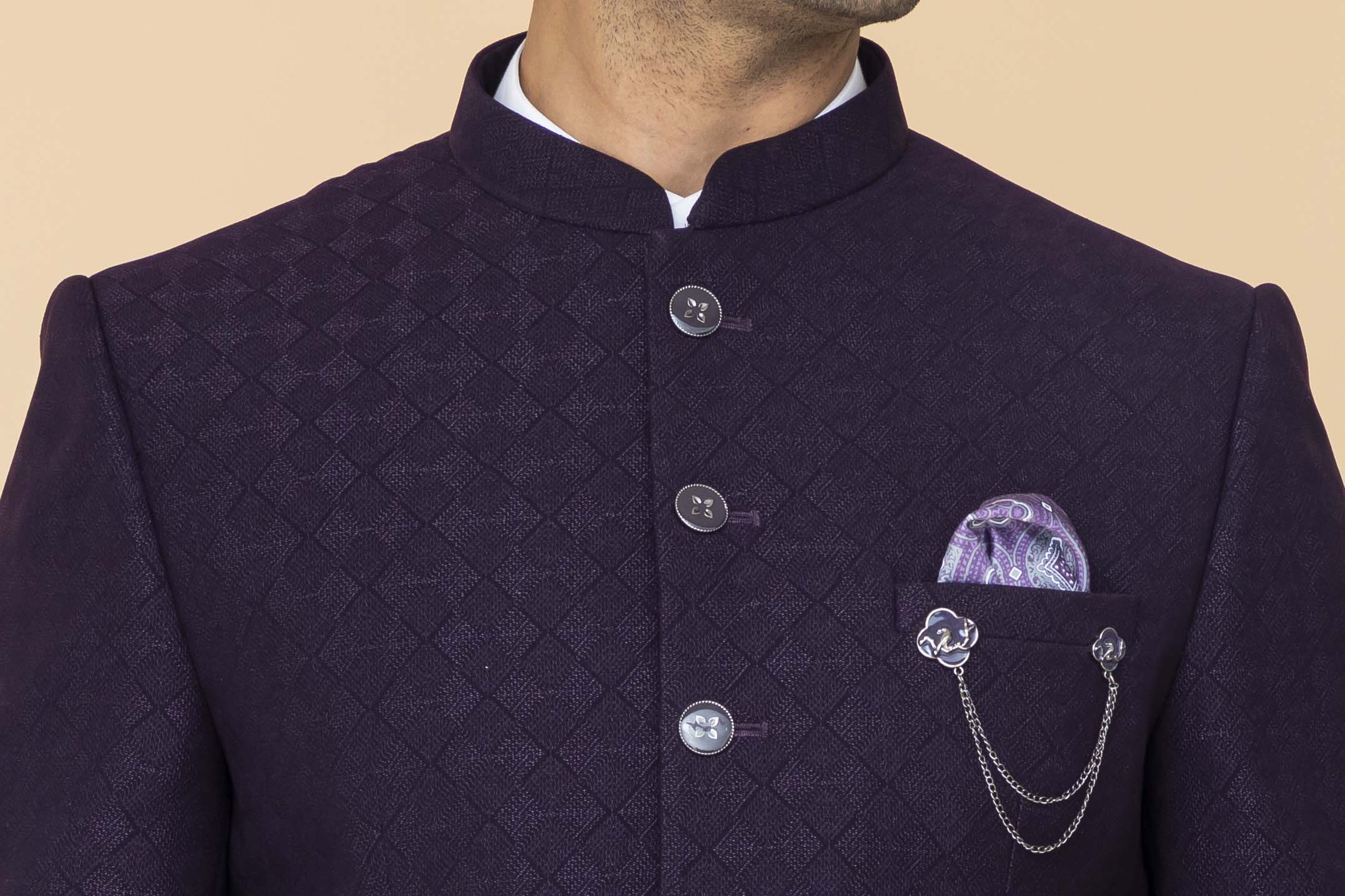 MLS PRINTED JODHPURI SUIT