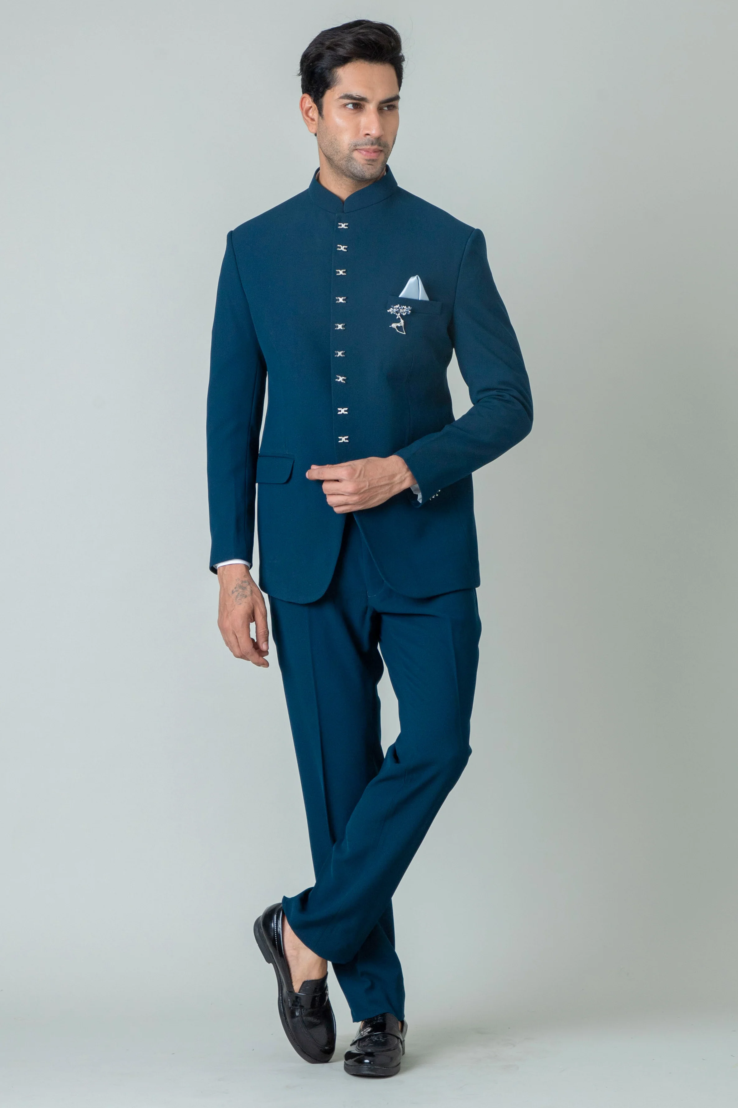 MLS PLAIN JODHPURI SUIT