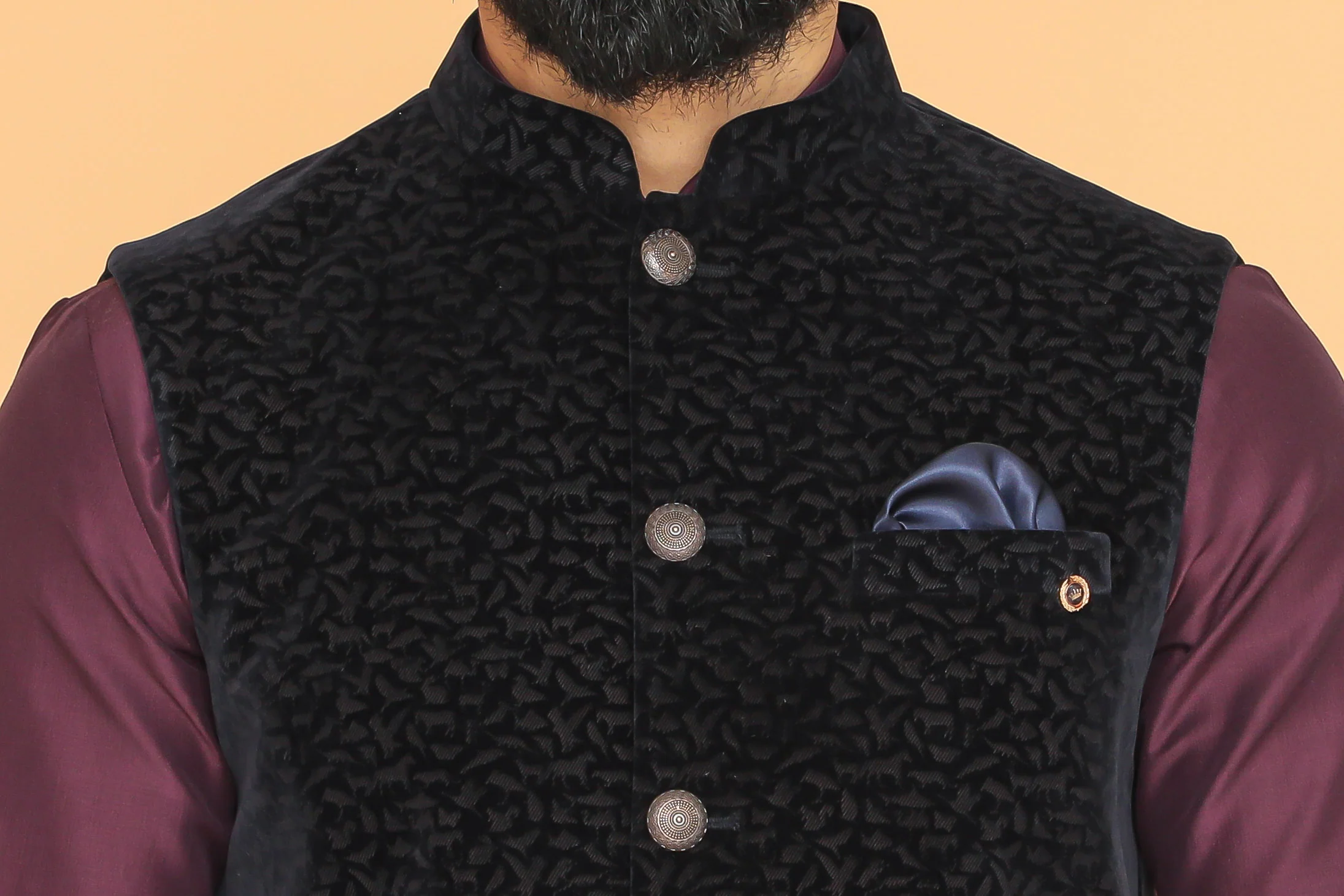 MLS VELVET JAWAHAR JACKET