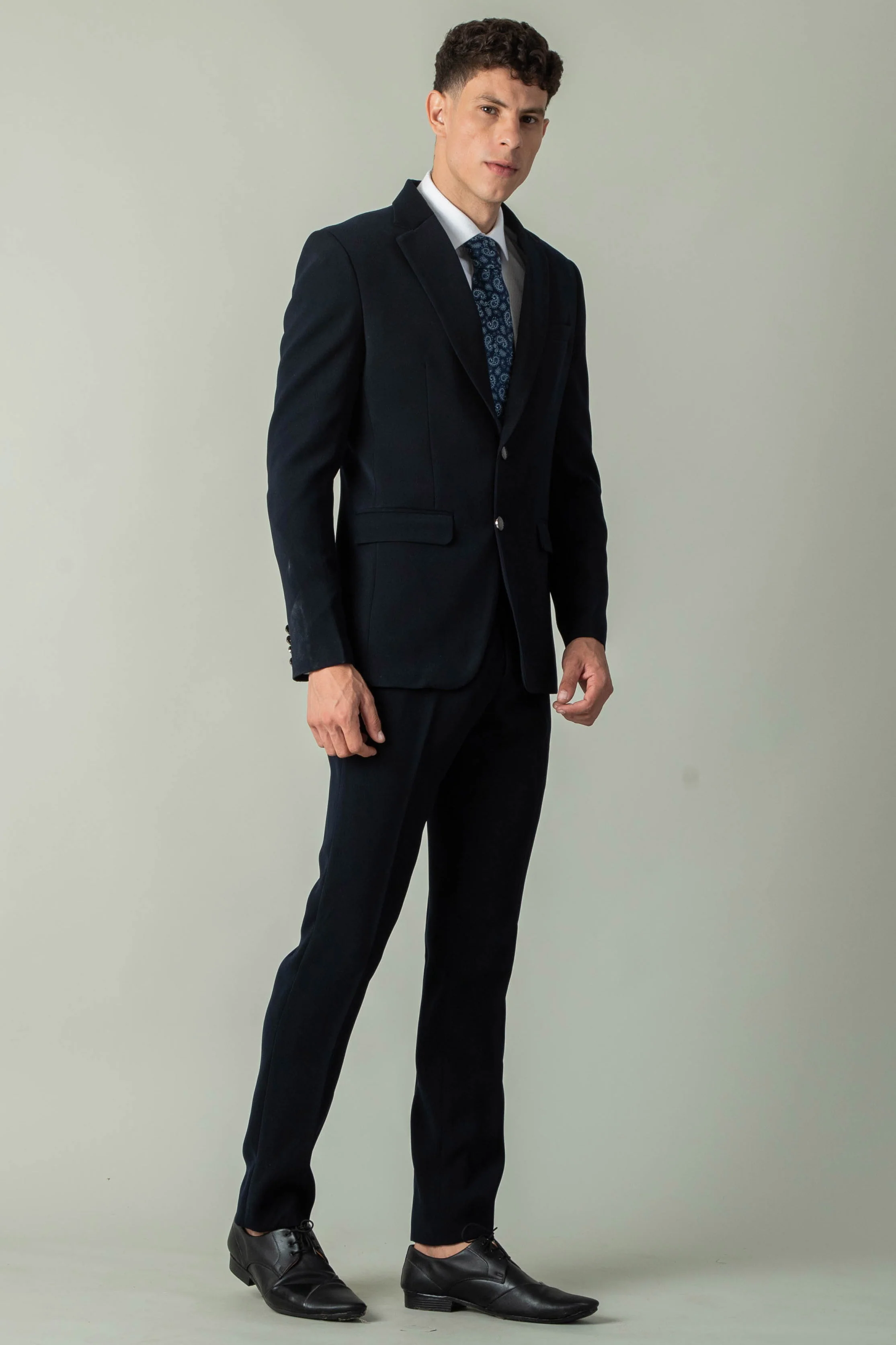MLS BUSINESS PLAIN SUIT 2PCS