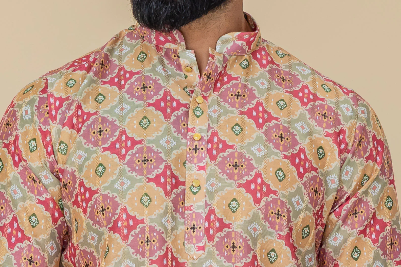 MLS PRINTED KURTA PAJAMA