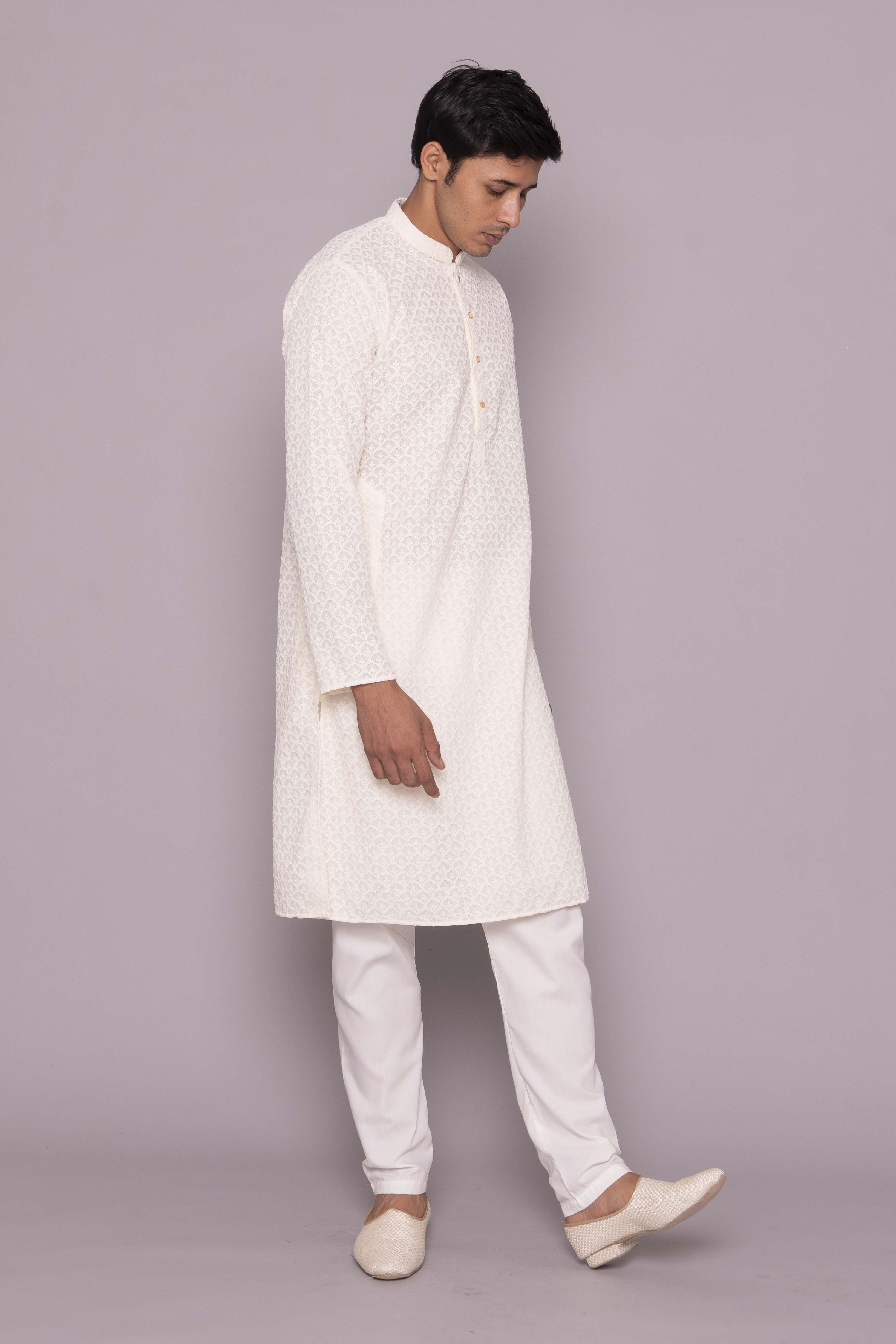 MLS CHIKANAKRI KURTA PAJAMA