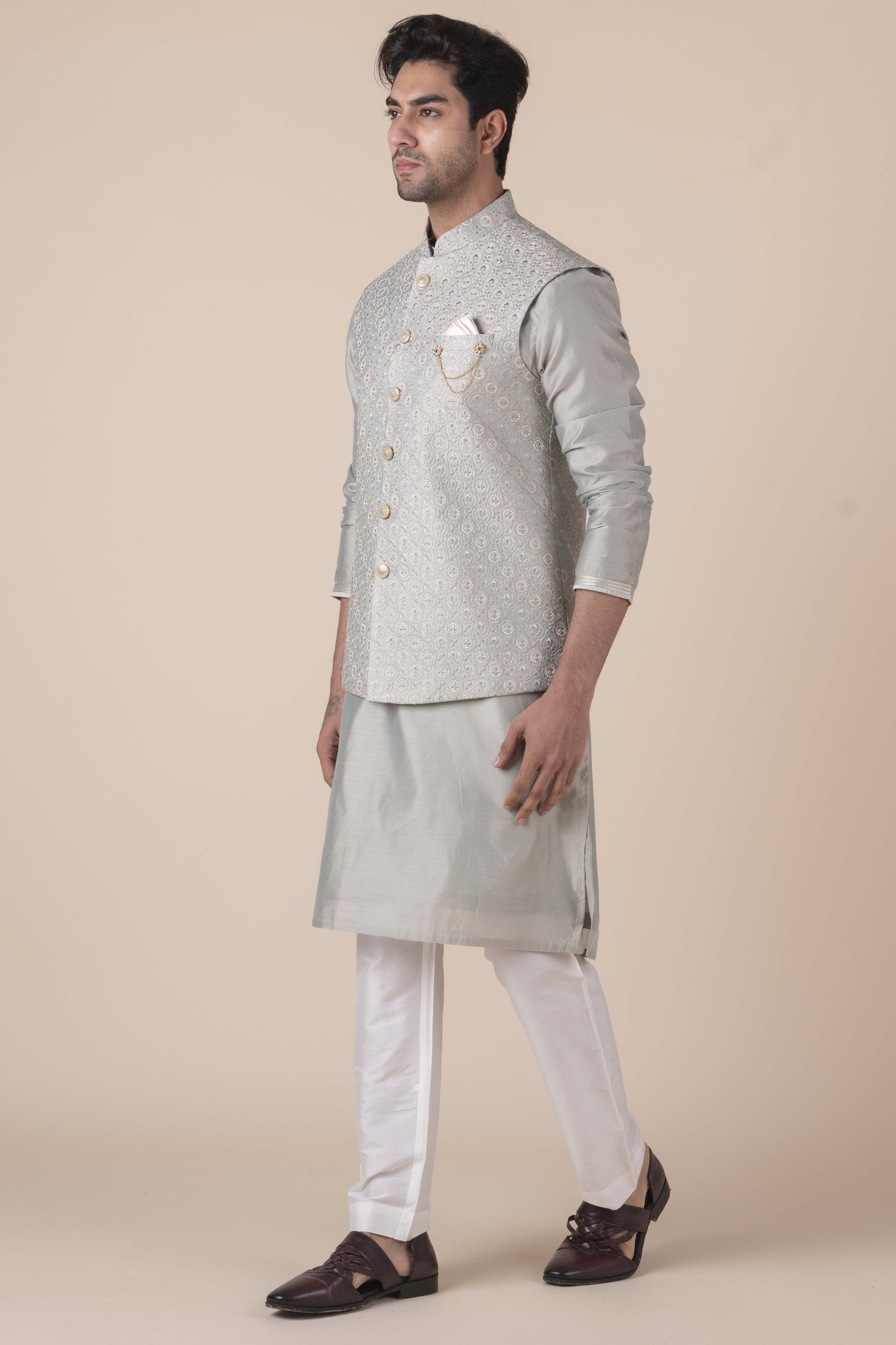 MLS KURTA JAWAHAR SET