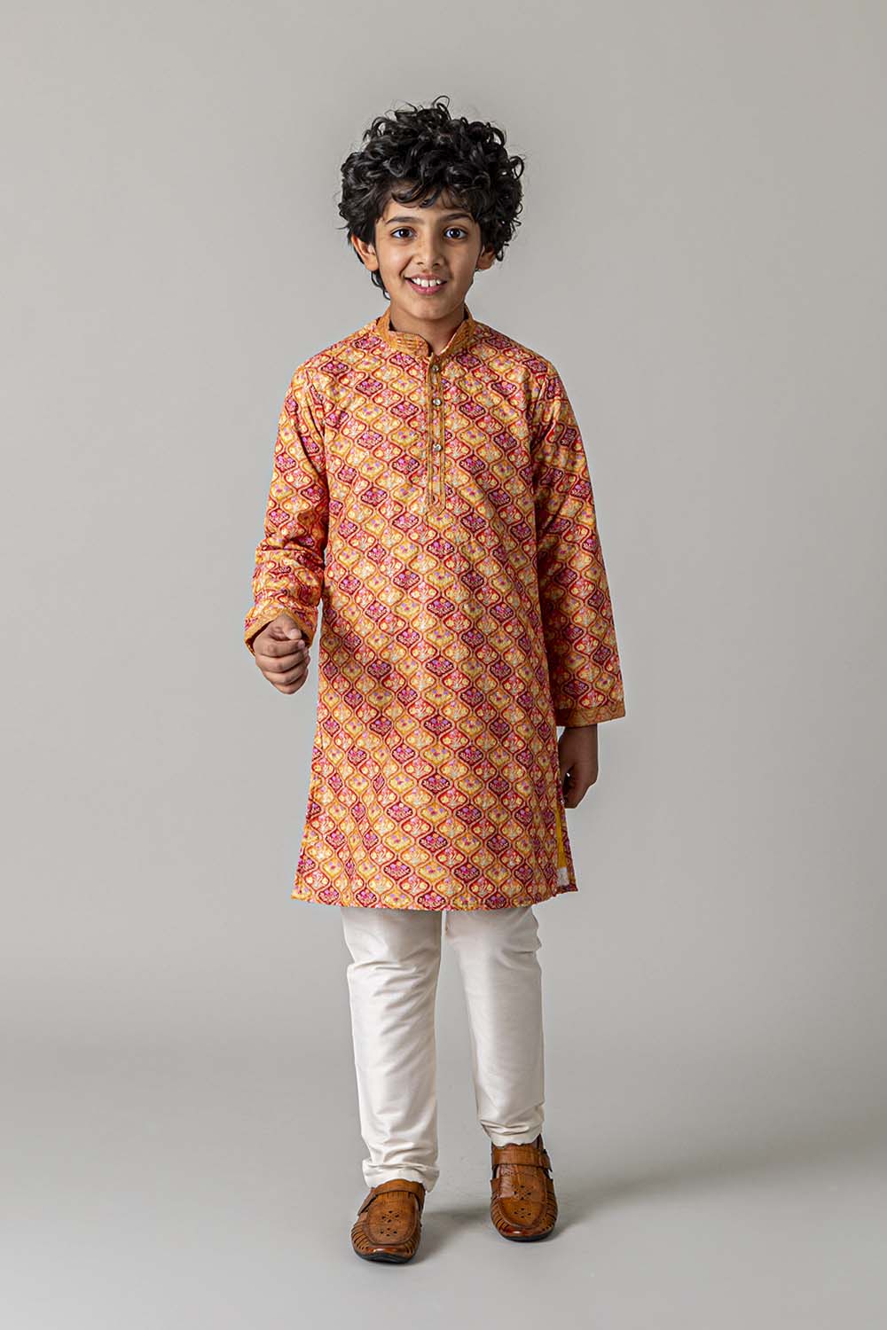 MLS KIDS PRINTED KURTA PAJAMA