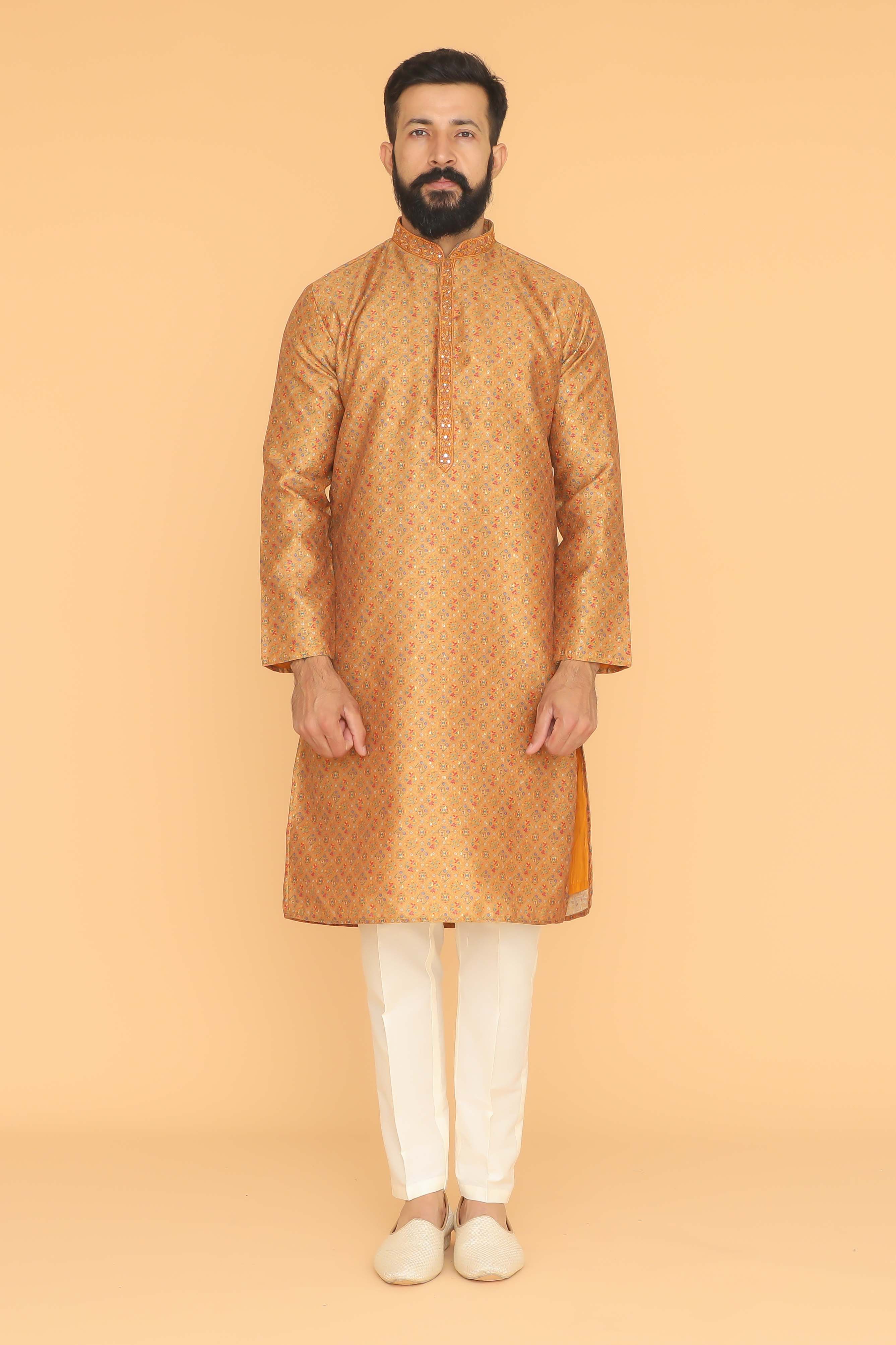 MLS PRINTED KURTA PAJAMA