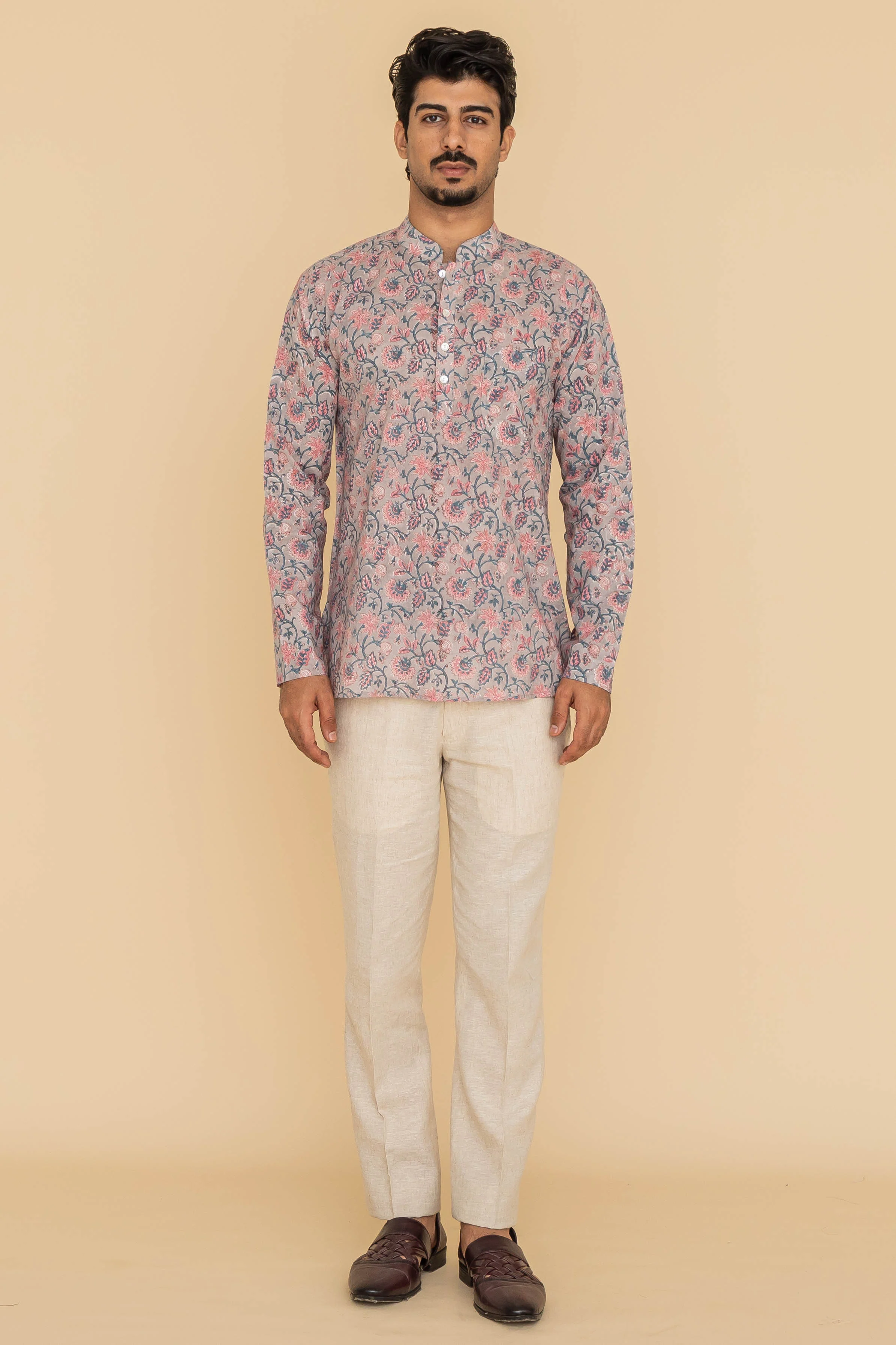 MLS SHORT KURTA  FULL SLEEVES