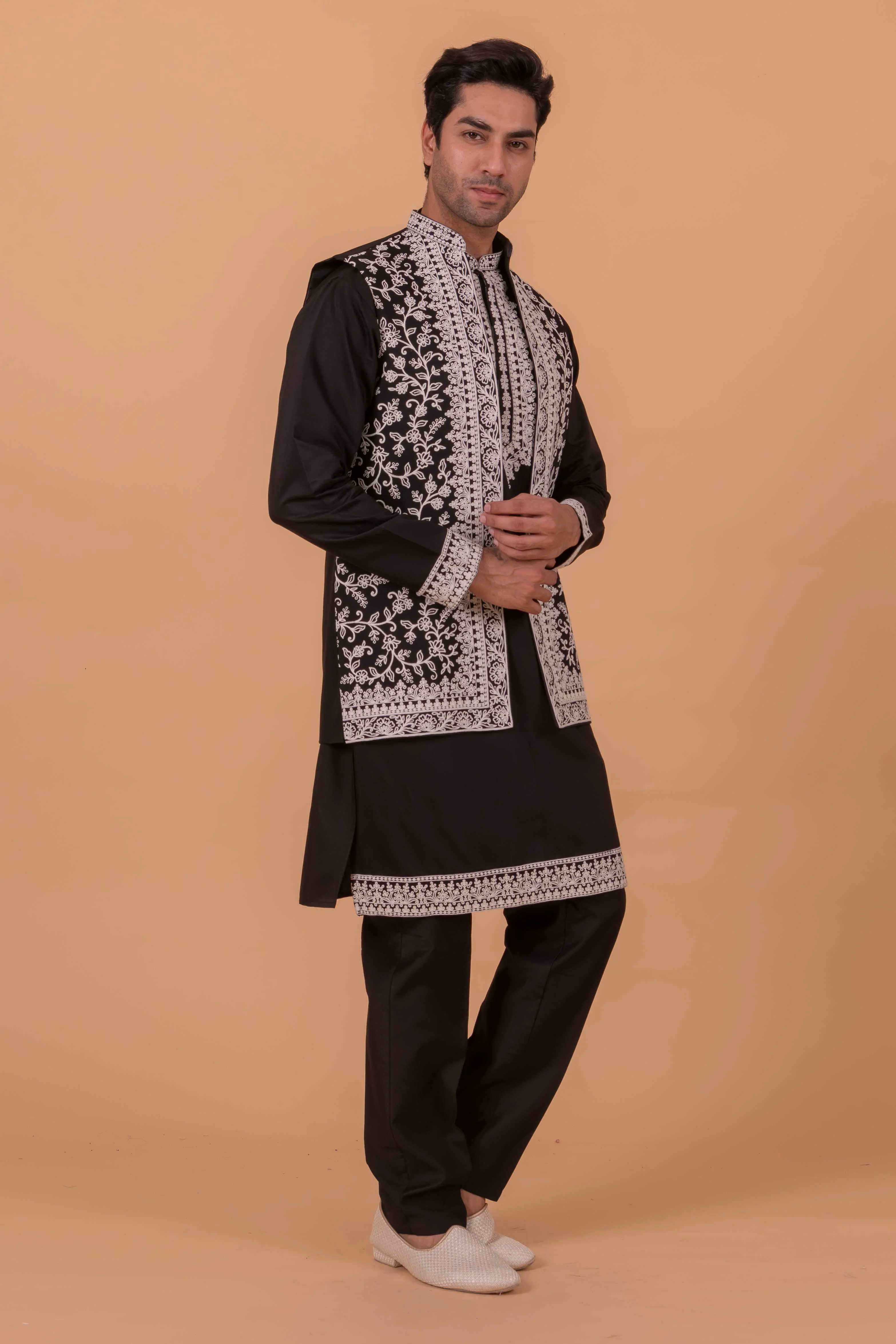 MLS KURTA JAWAHAR SET