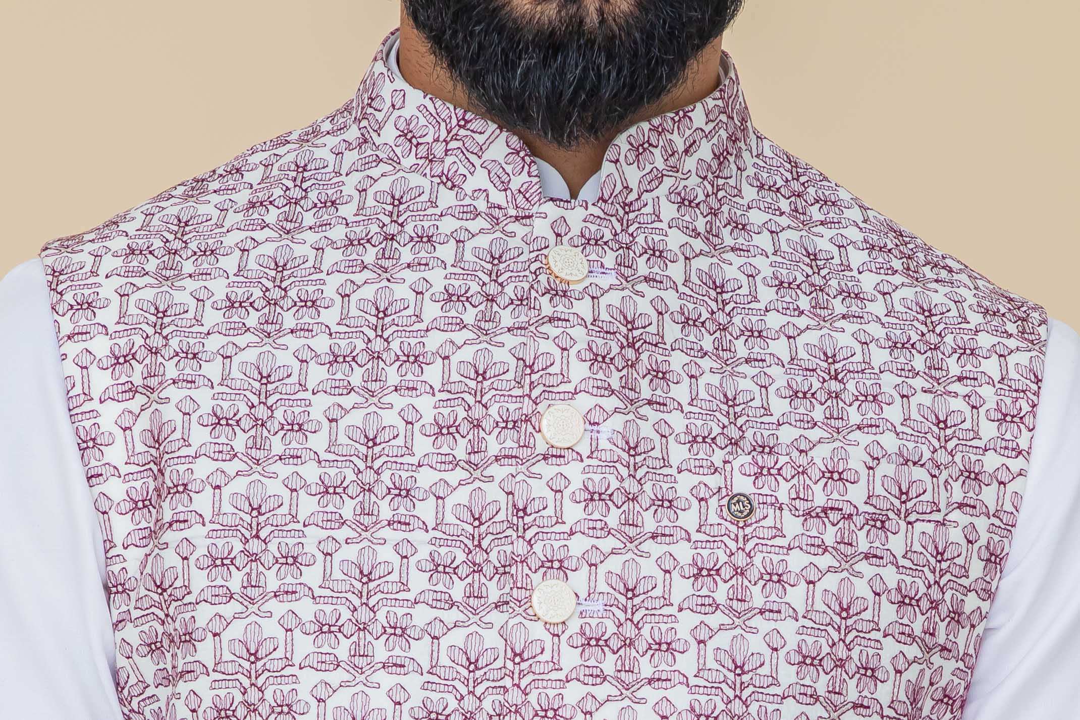 MLS EMBROIDERED JAWAHAR JACKET