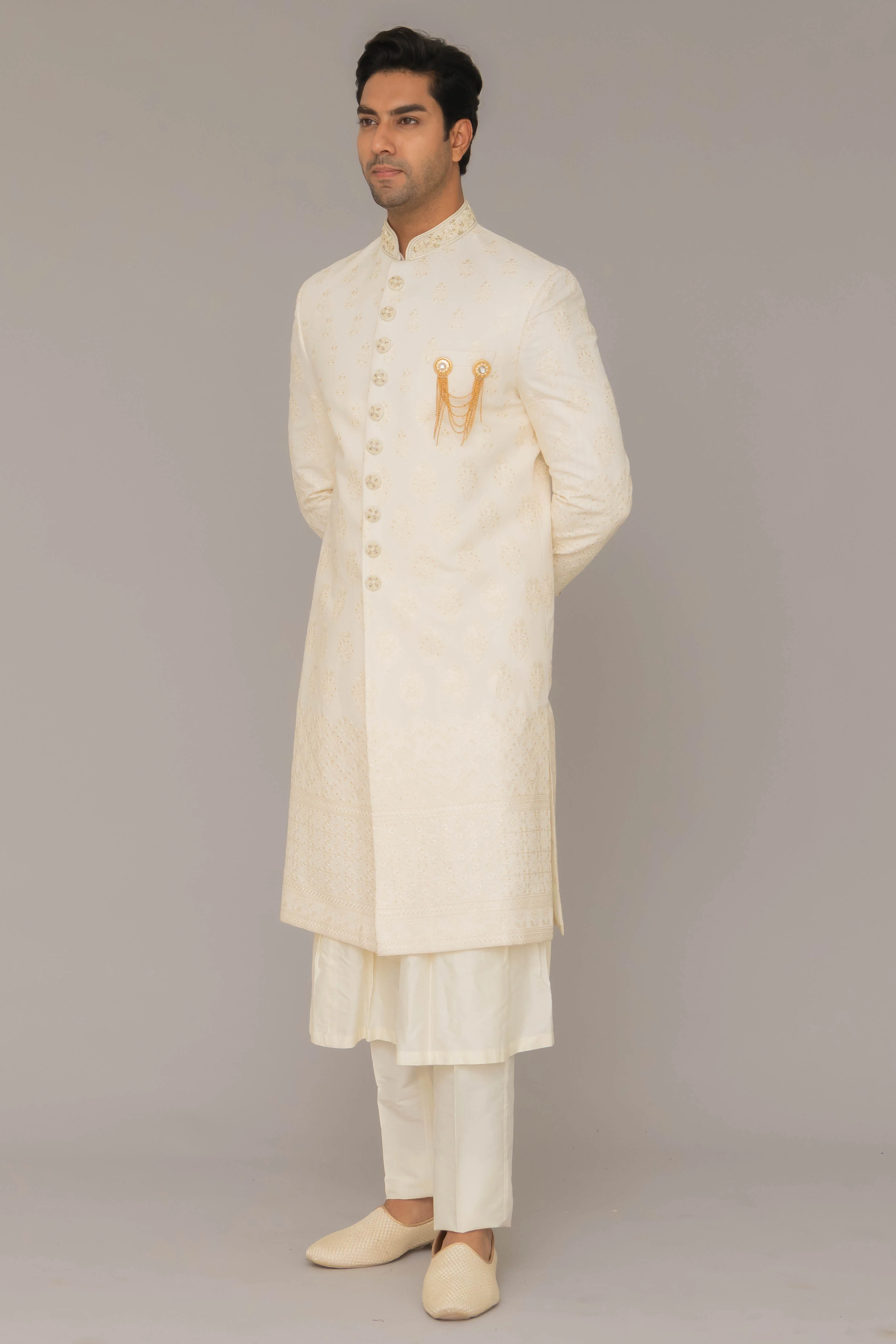 MLS SHERWANI 4PCS