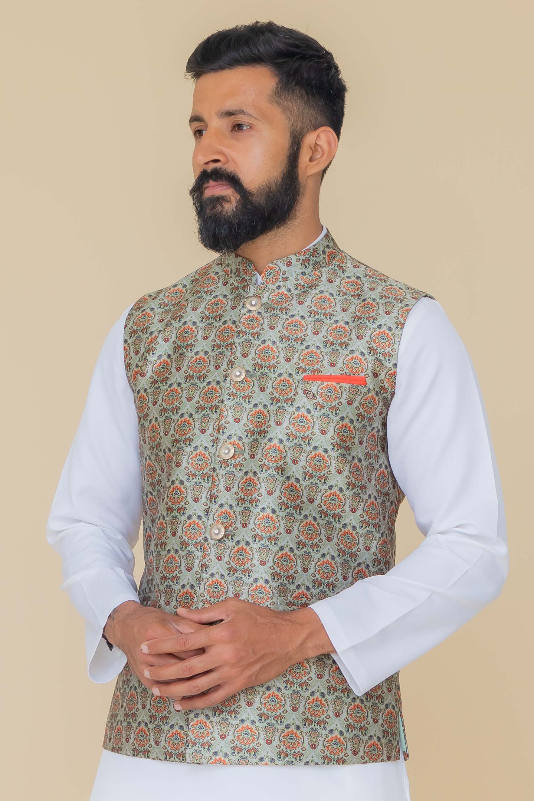 MLS PRINT JAWAHAR JACKET