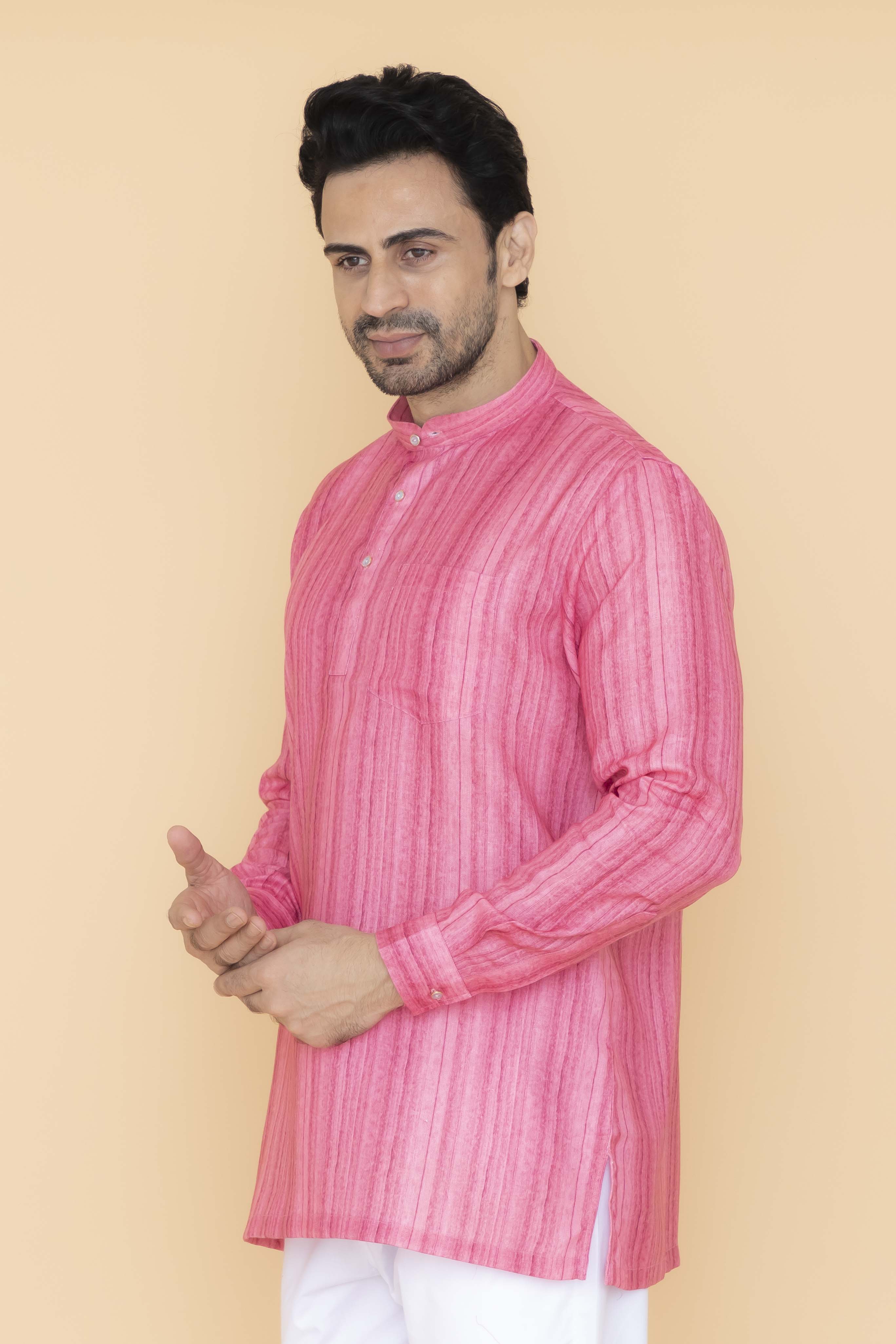 MLS SHORT KURTA FULL SLEEVES