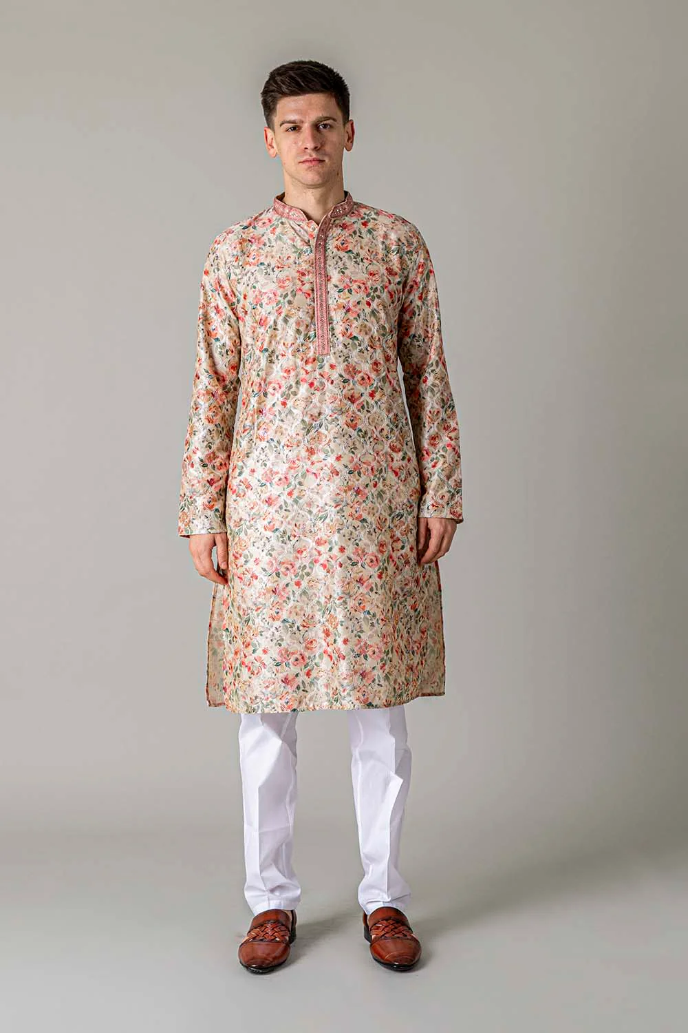 MLS PRINTED KURTA PAJAMA