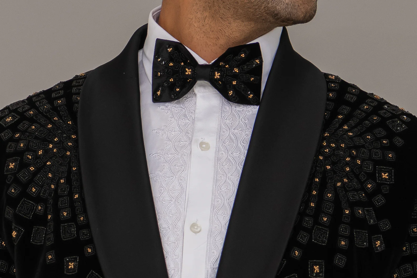 MLS VELVET TUXEDO SUIT 4PCS