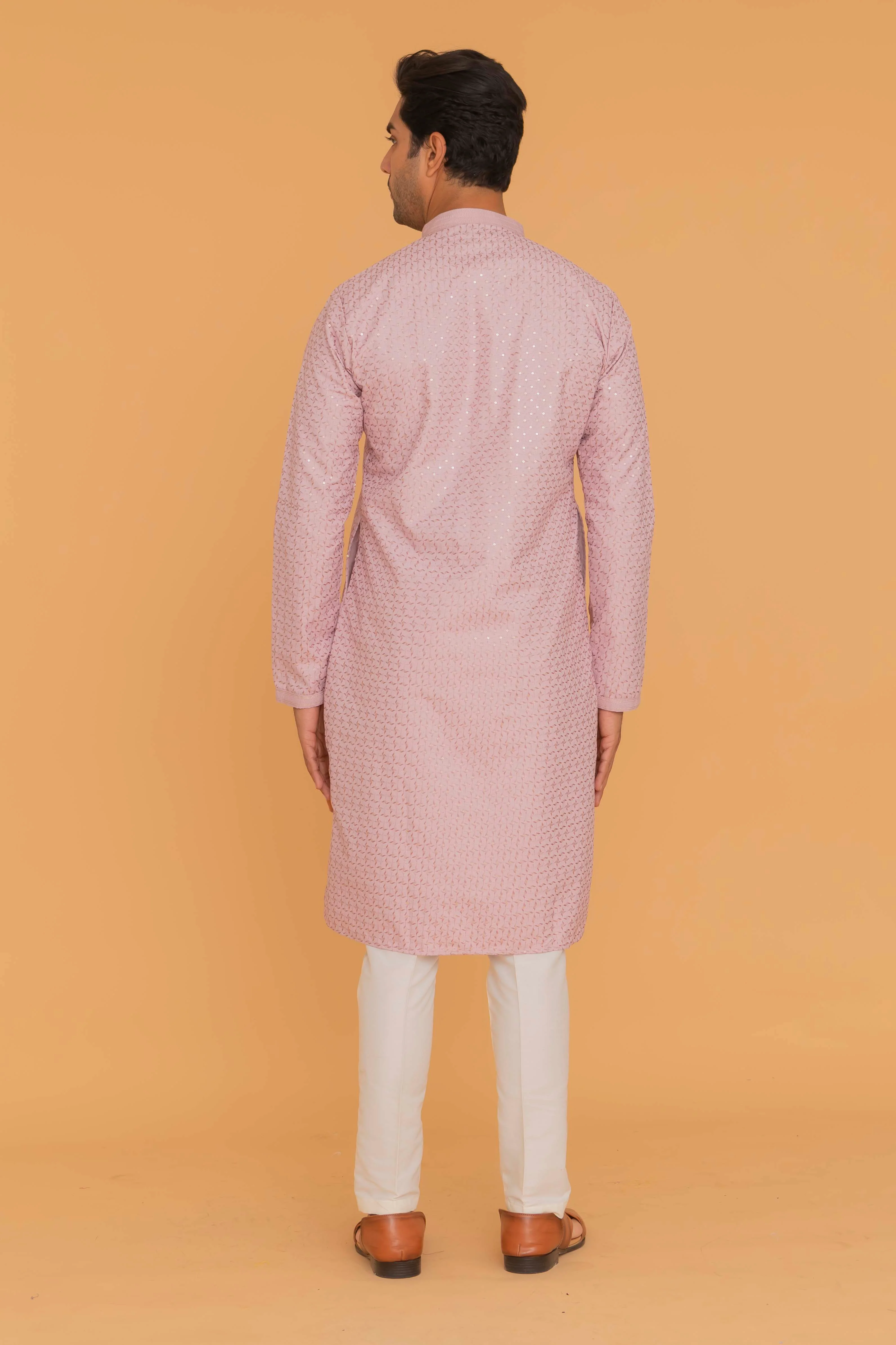 MLS EMBROIDERED KURTA PAJAMA