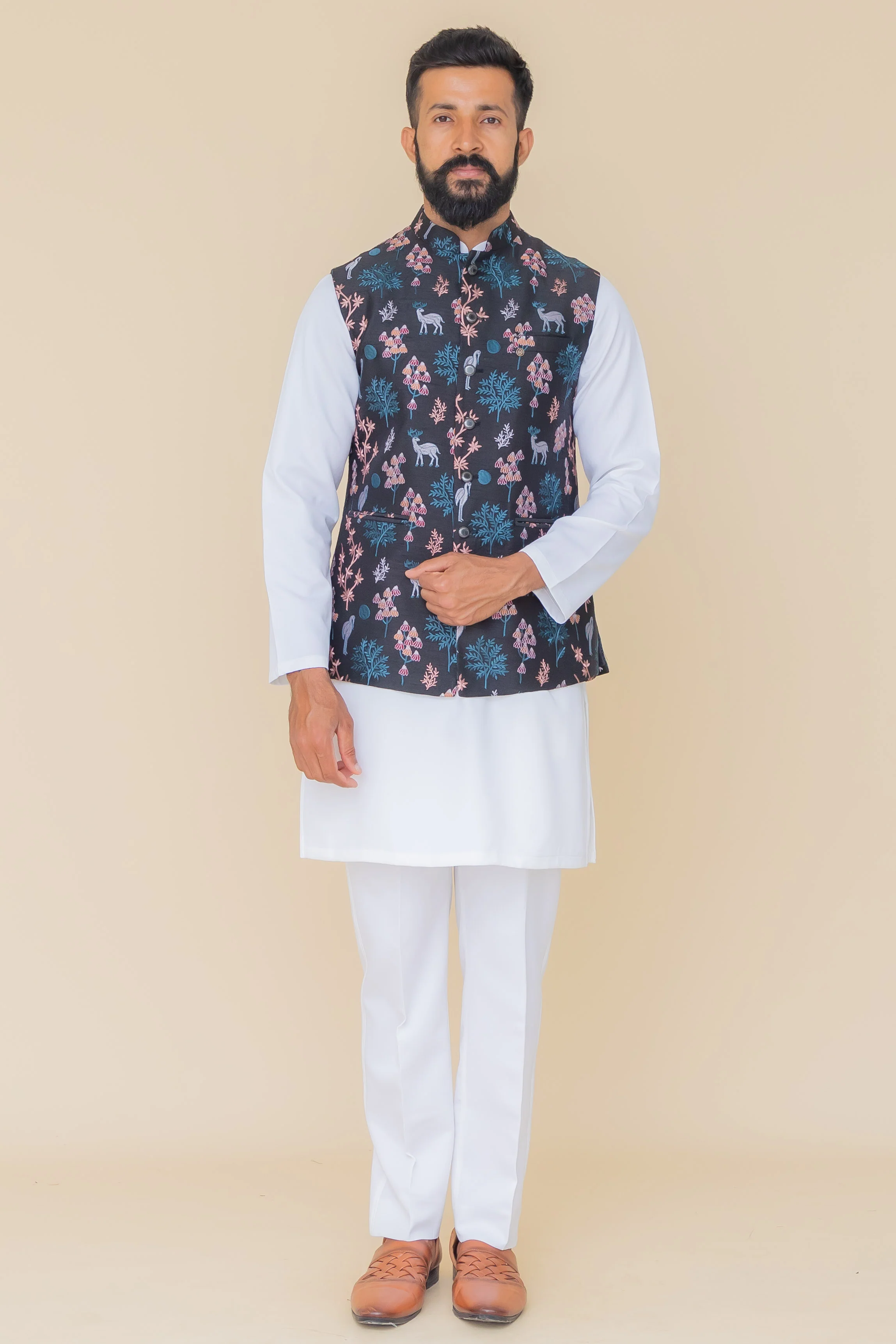 MLS EMBROIDERED JAWAHAR JACKET