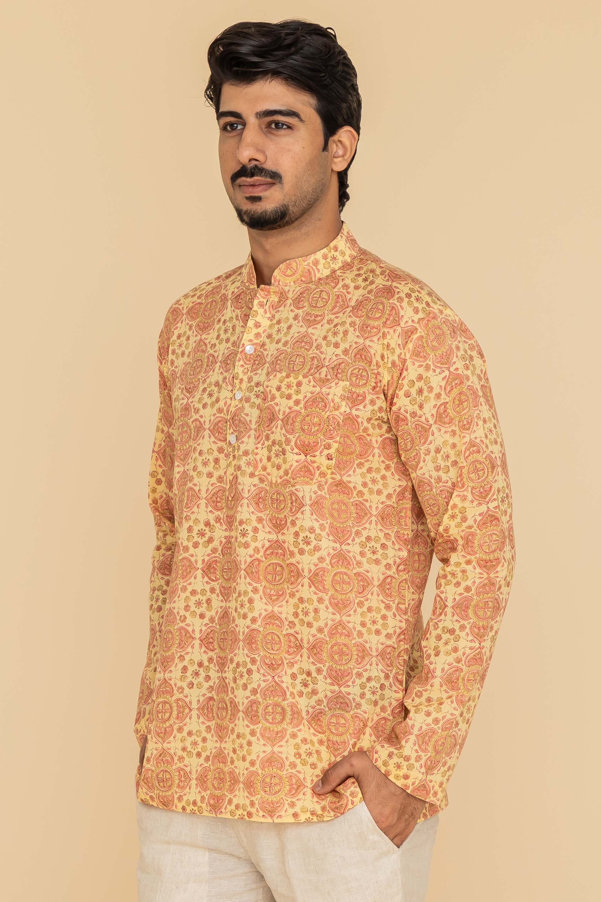 MLS SHORT KURTA FULL SLEEVES