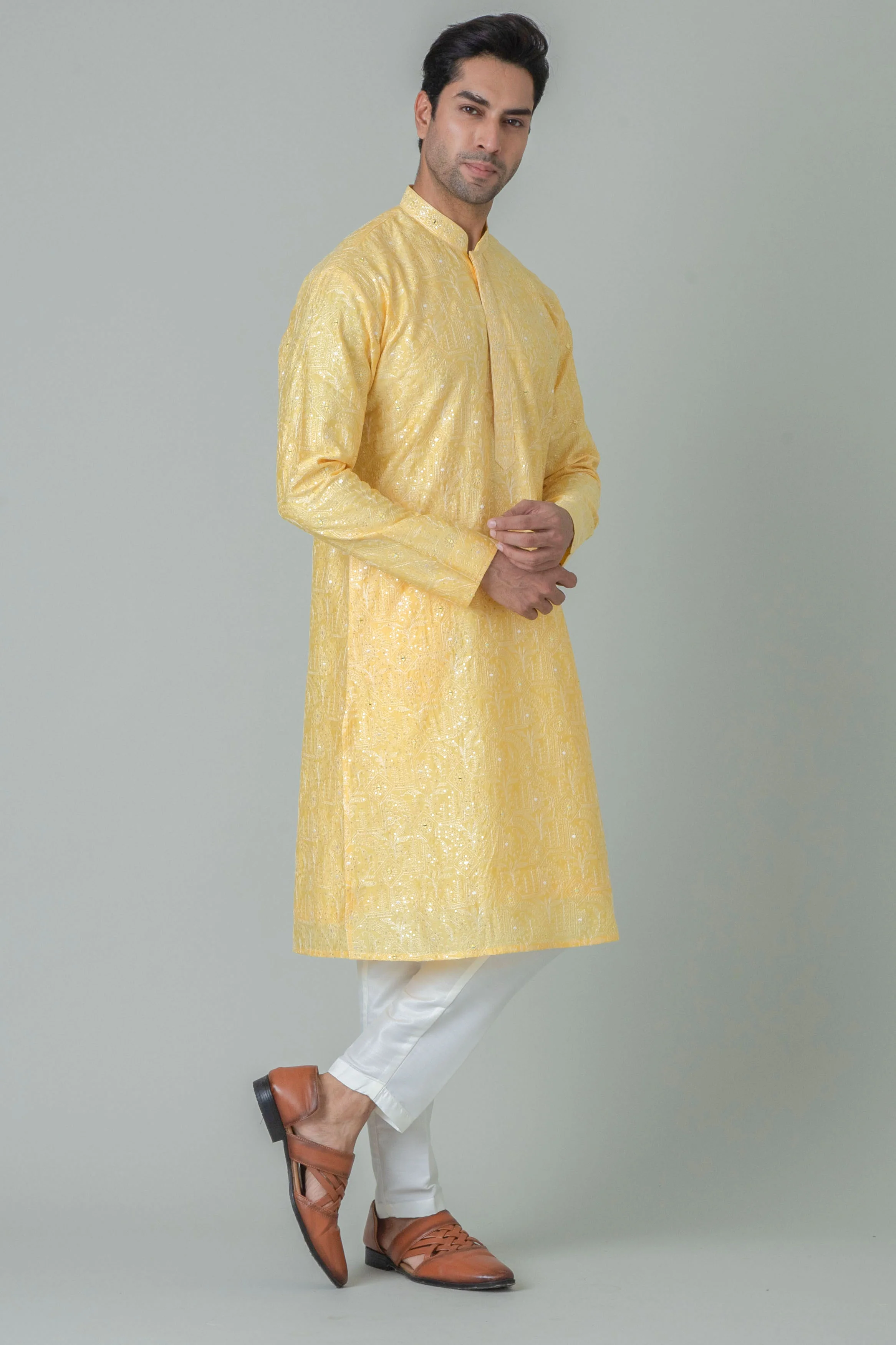 MLS  KURTA PAJAMA WITH STOLE