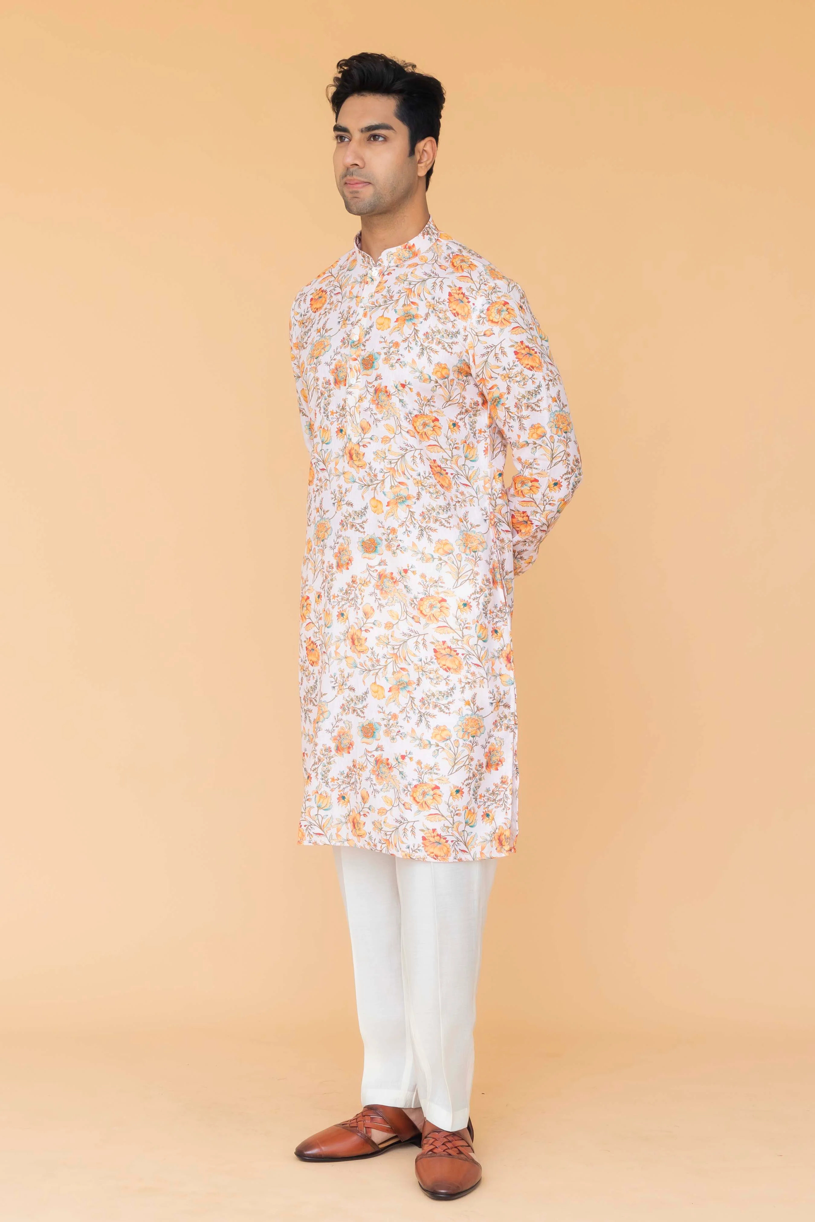 MLS PRINTED KURTA PAJAMA