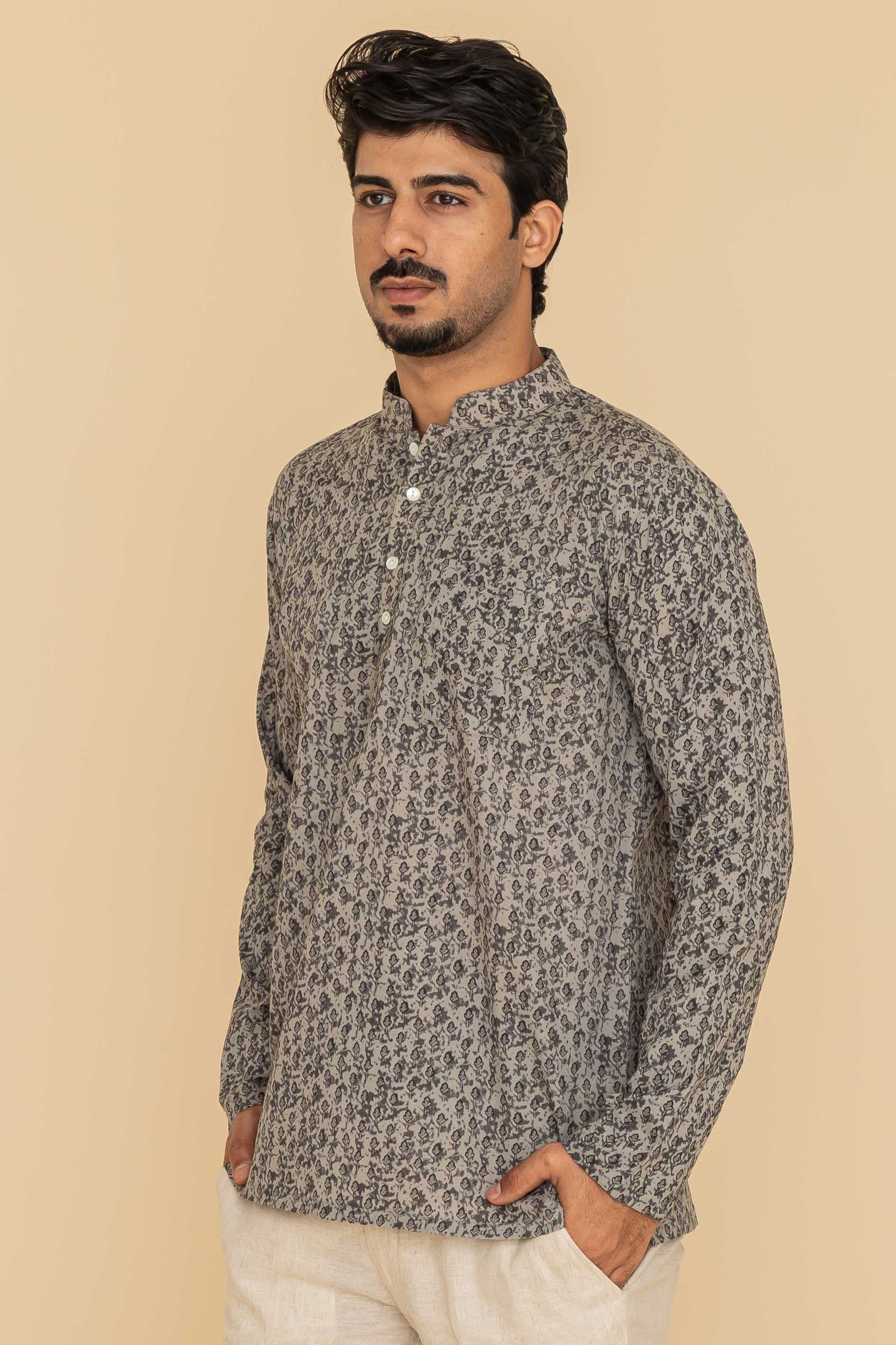 MLS SHORT KURTA FULL SLEEVES