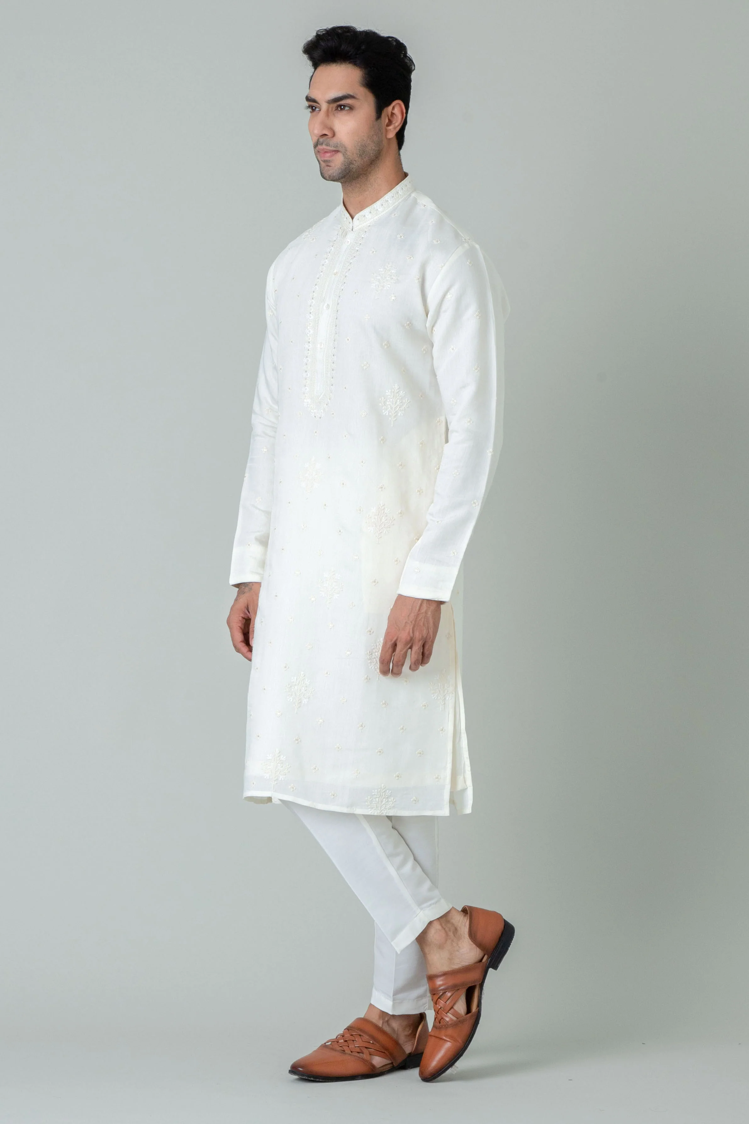 MLS KURTA PAJAMA WITH STOLE