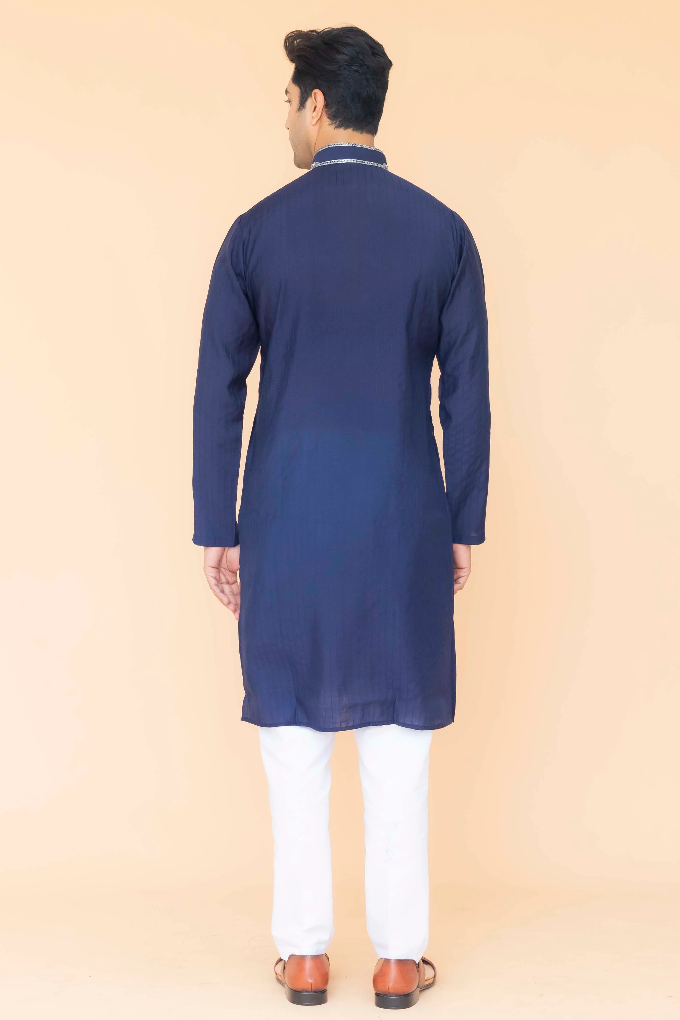 MLS EMBROIDERED KURTA PAJAMA