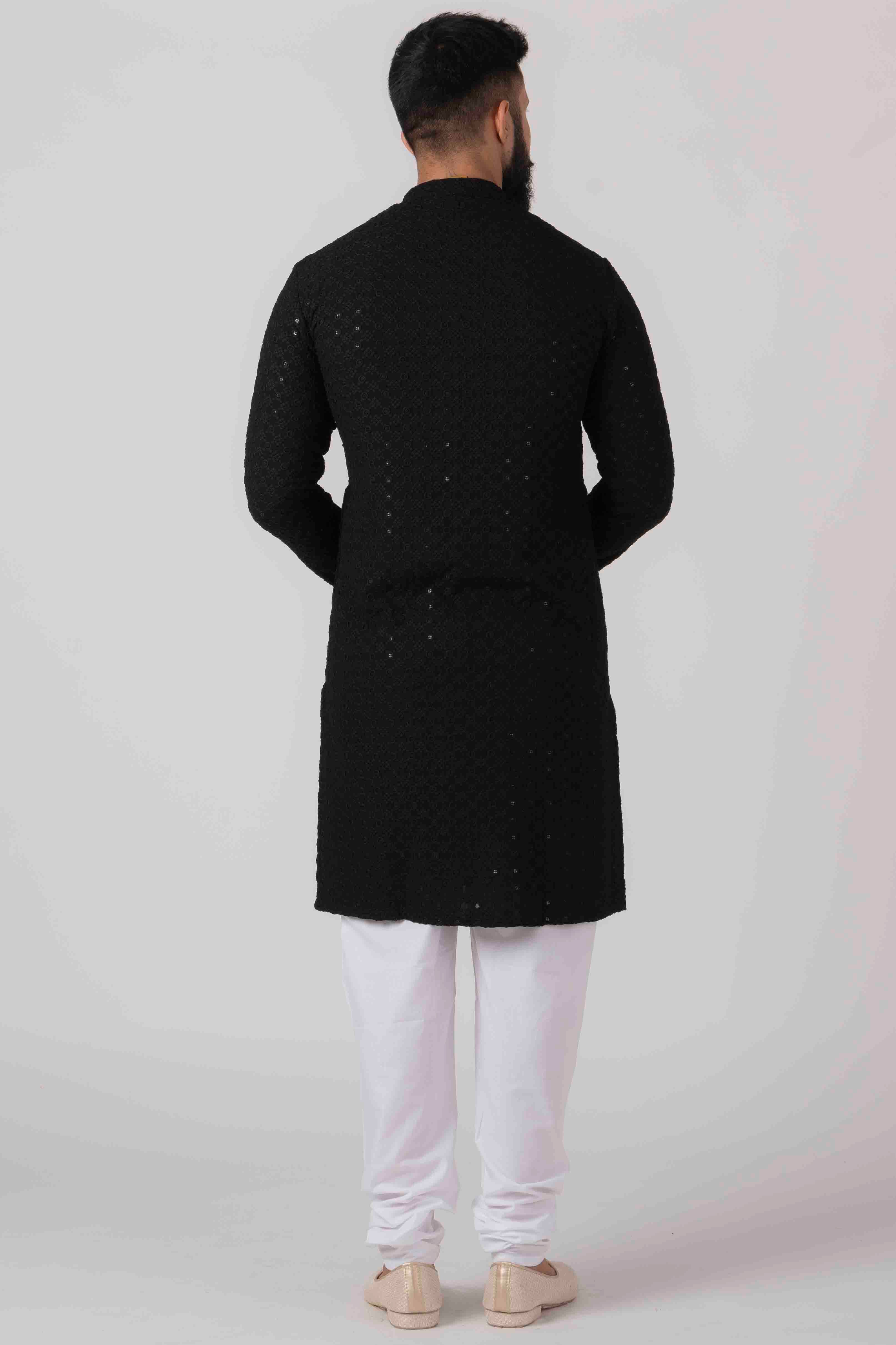 MLS CHIKANKARI KURTA PAJAMA