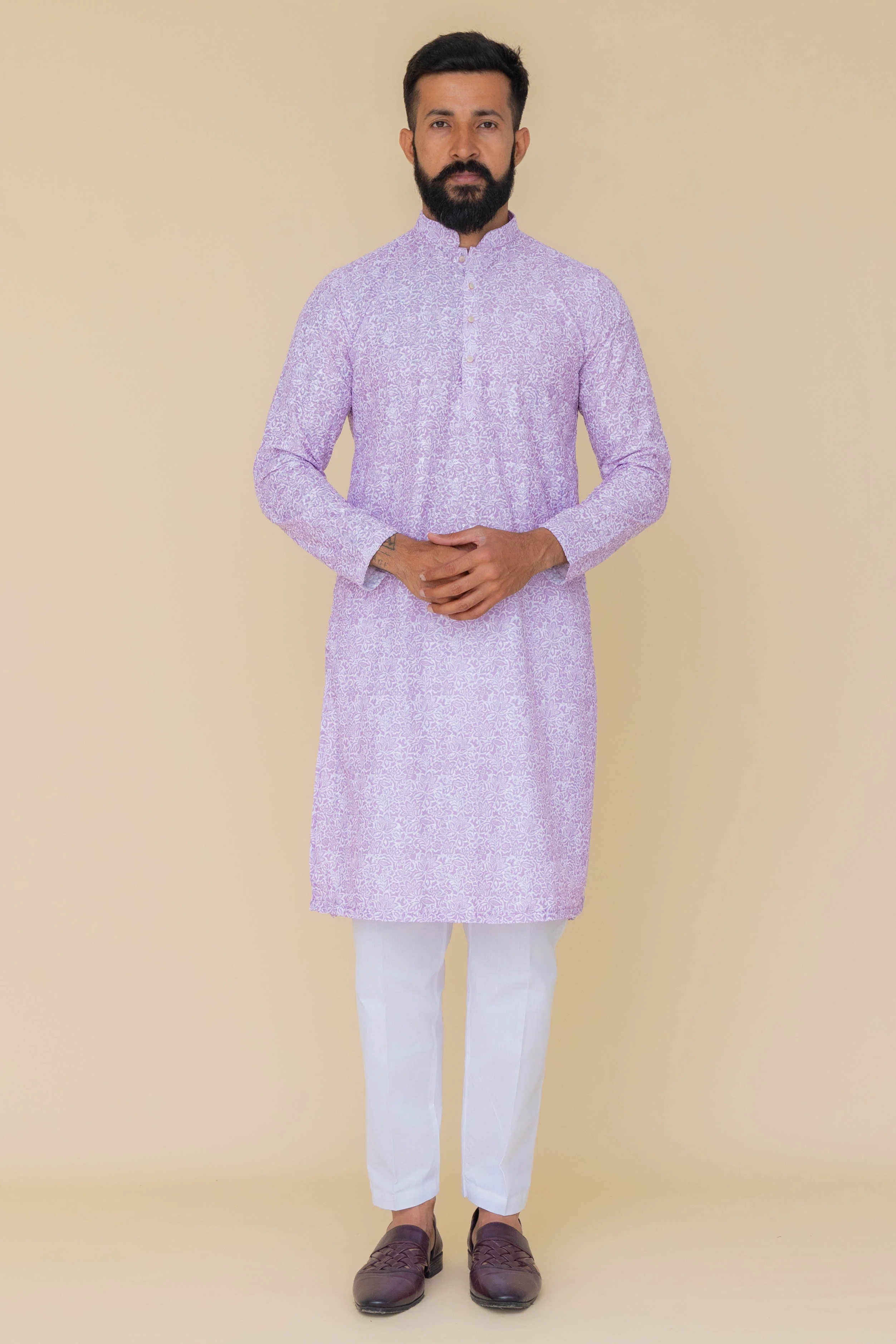 MLS PRINTED KURTA PAJAMA