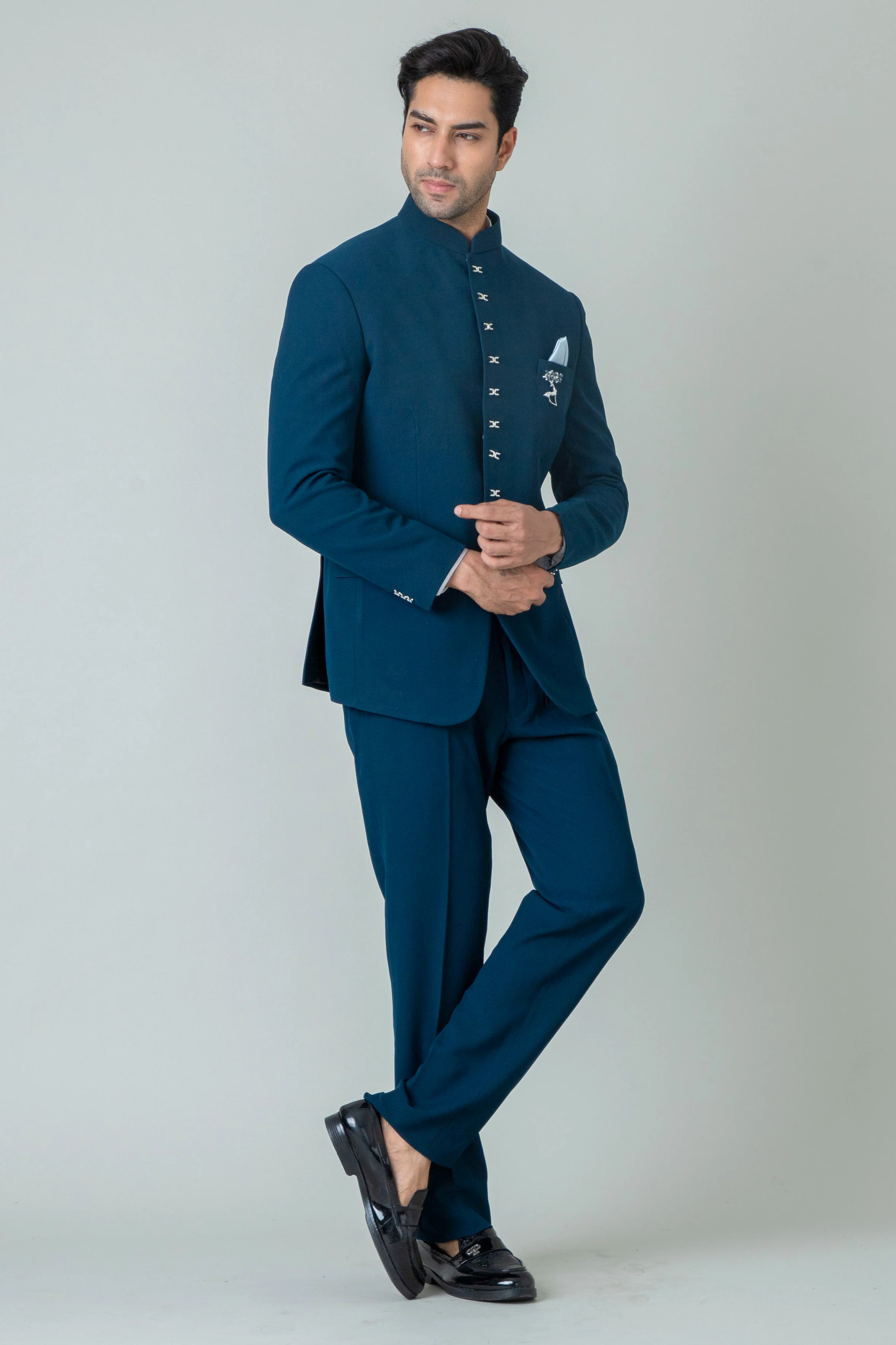 MLS PLAIN JODHPURI SUIT