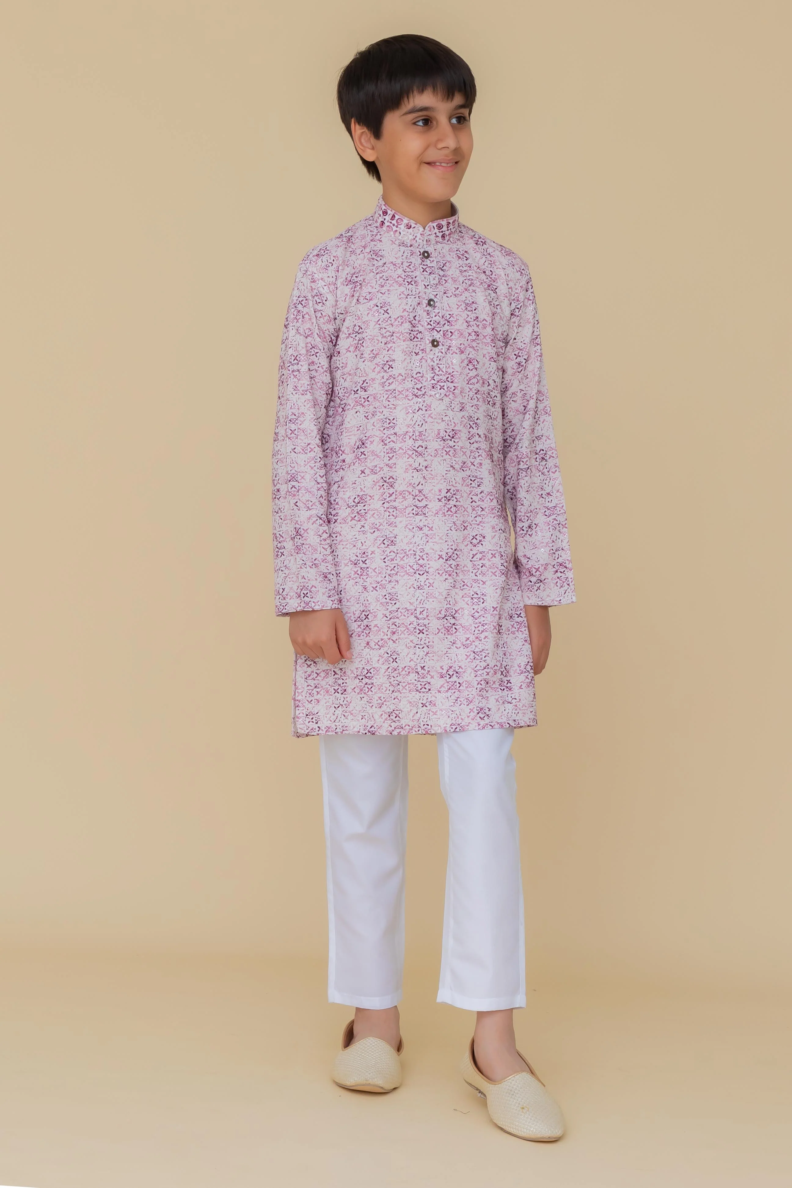 MLS KIDS PRINTED KURTA PAJAMA