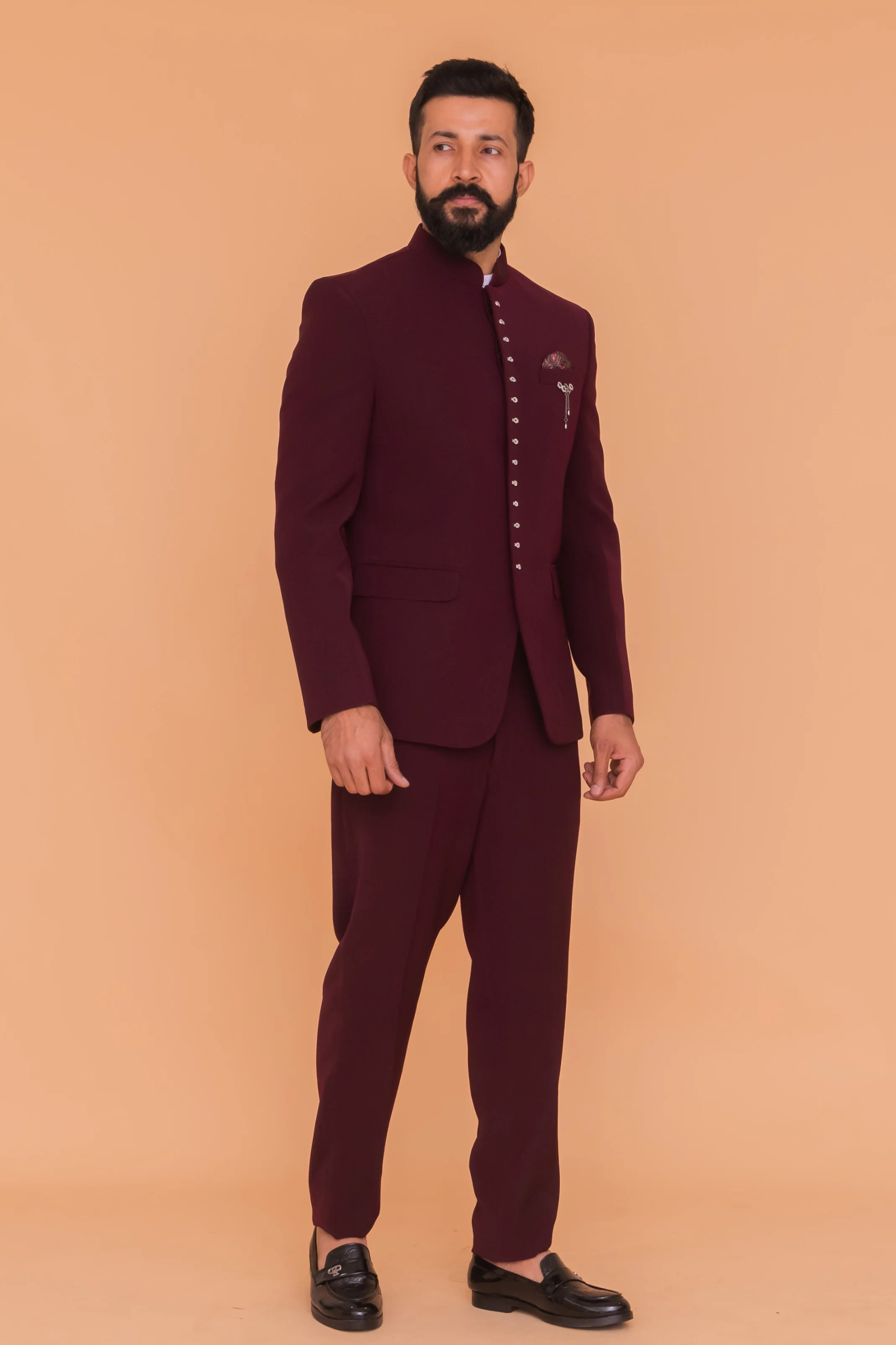 MLS PLAIN JODHPURI SUIT 2PC