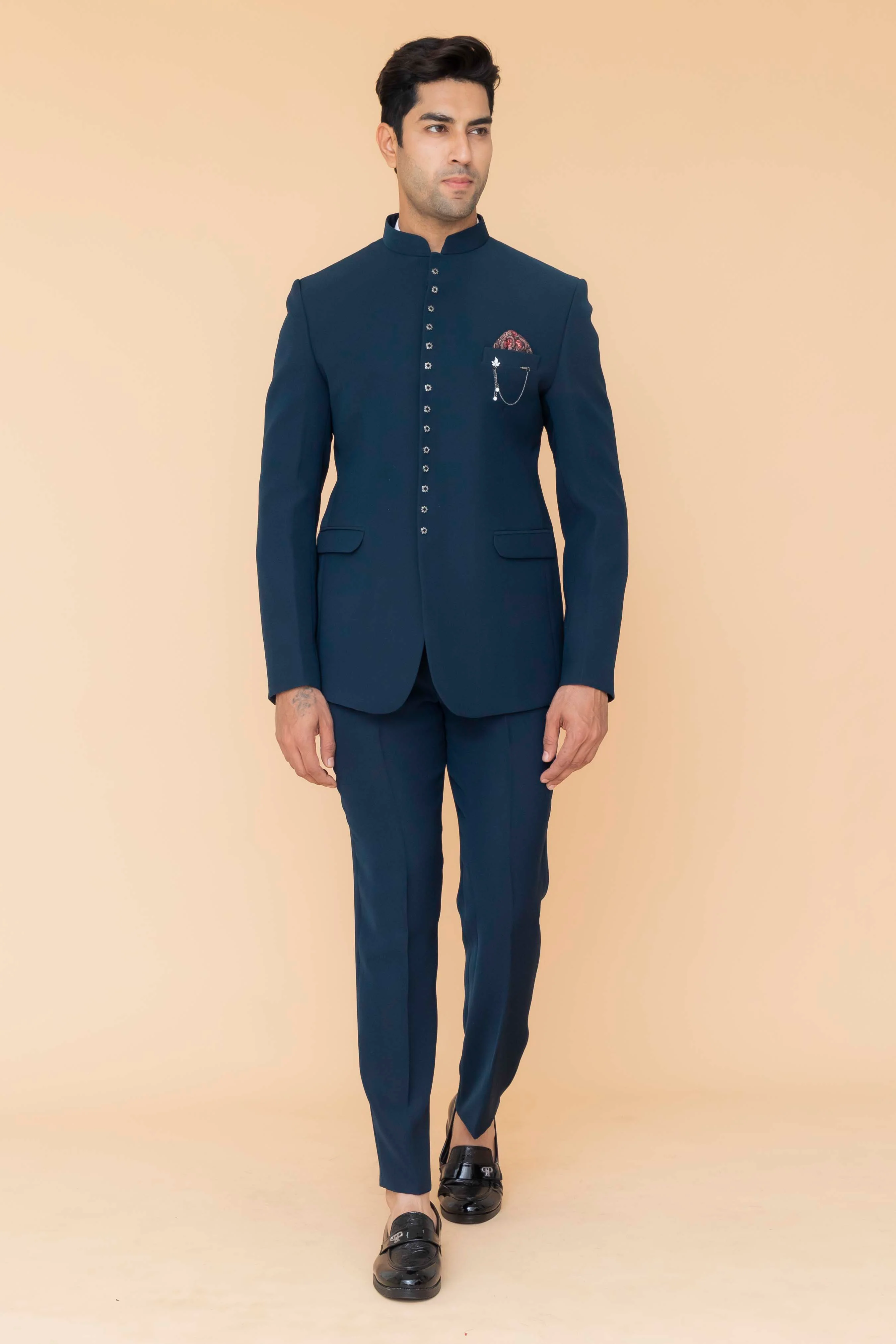 MLS PLAIN JODHPURI SUIT 2PC