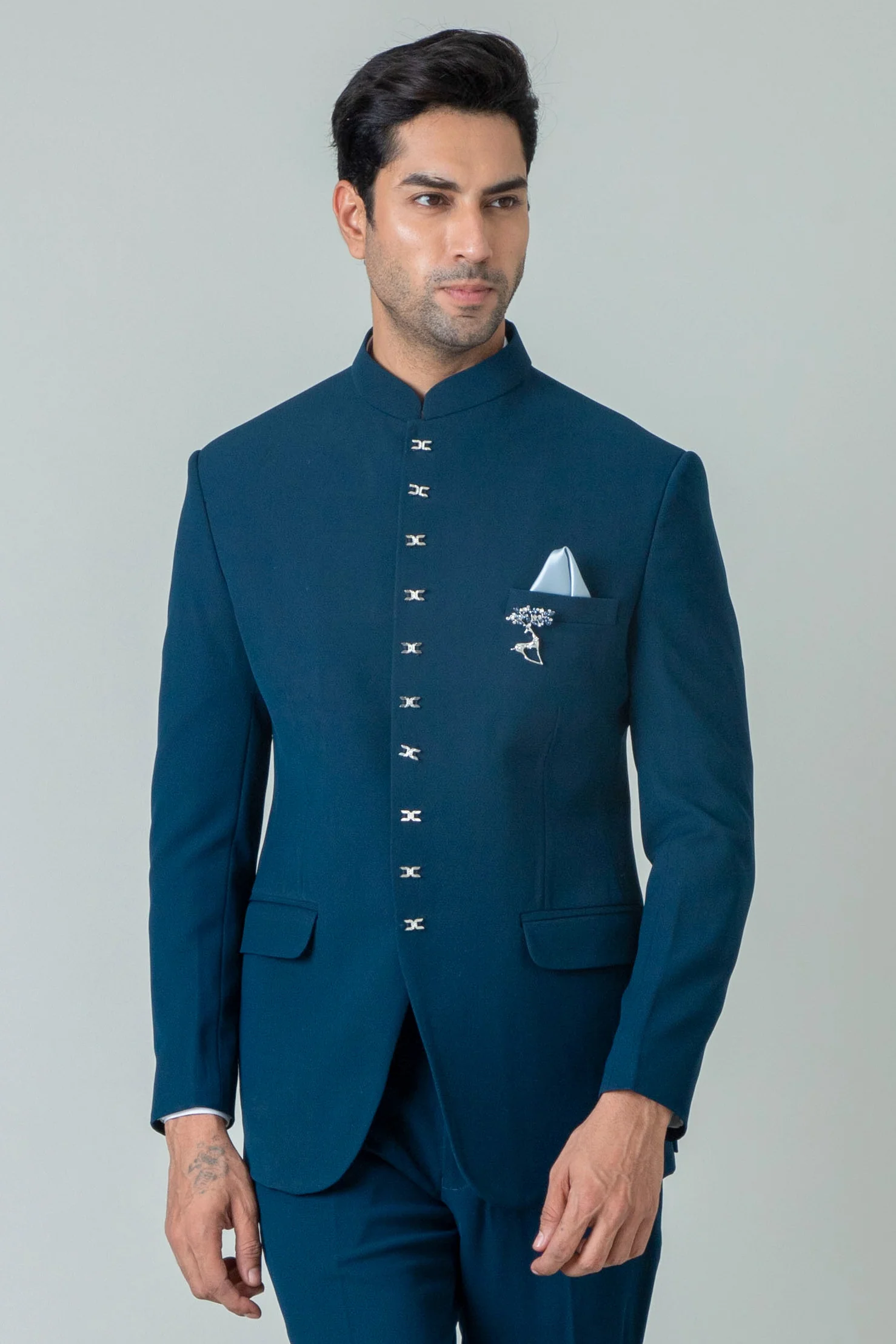 MLS PLAIN JODHPURI SUIT