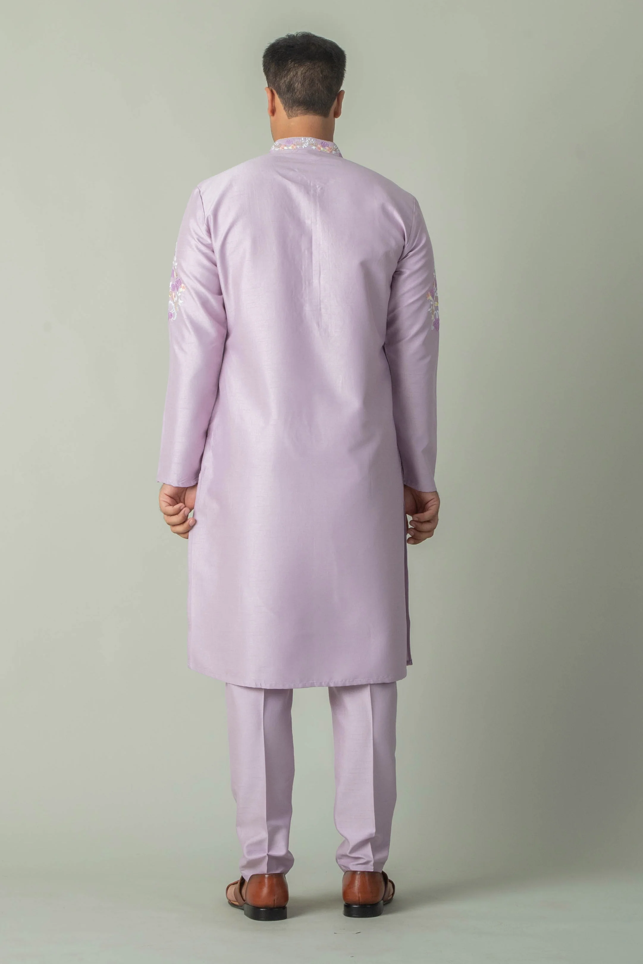 MLS EMBROIDERED KURTA PAJAMA