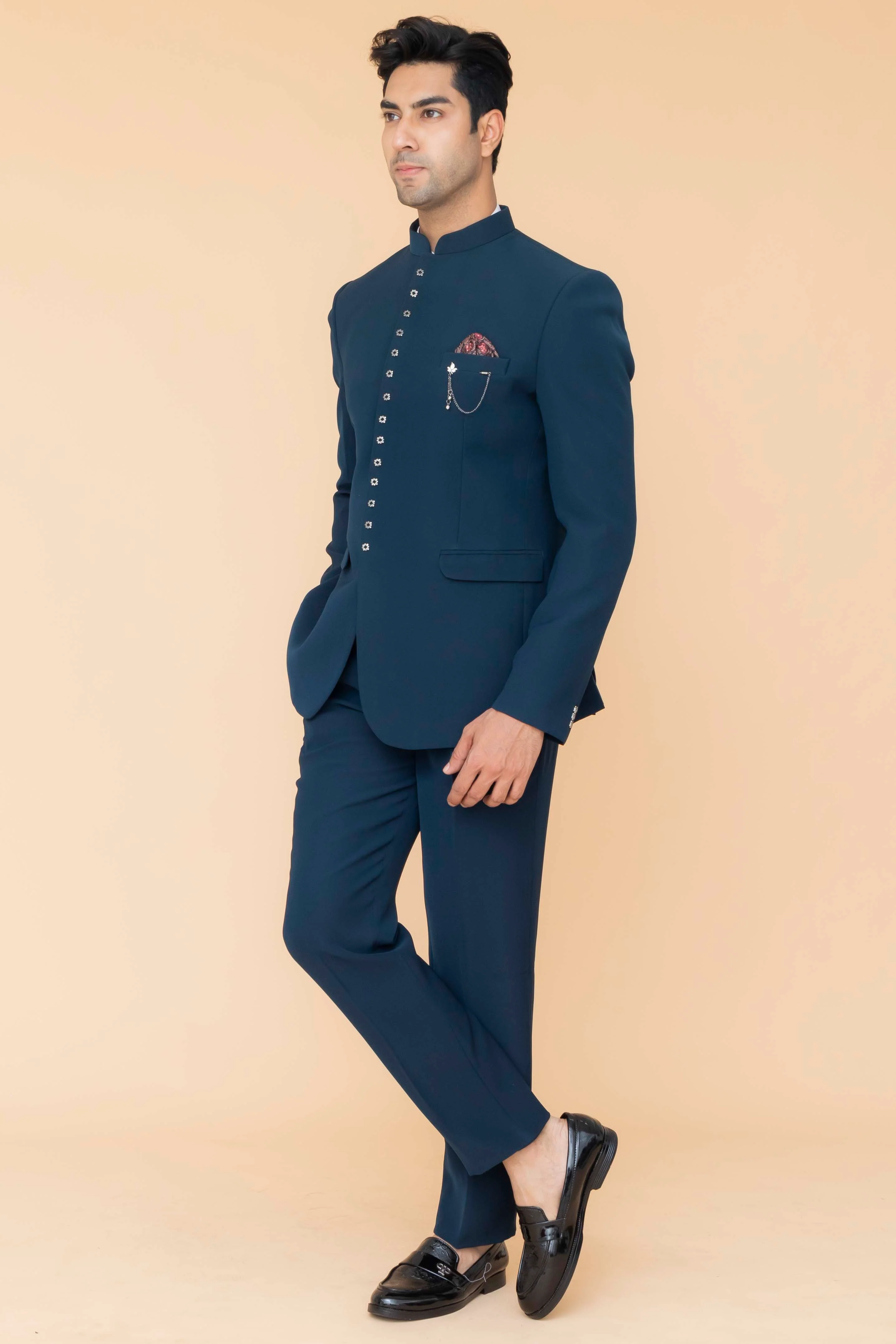 MLS PLAIN JODHPURI SUIT 2PC