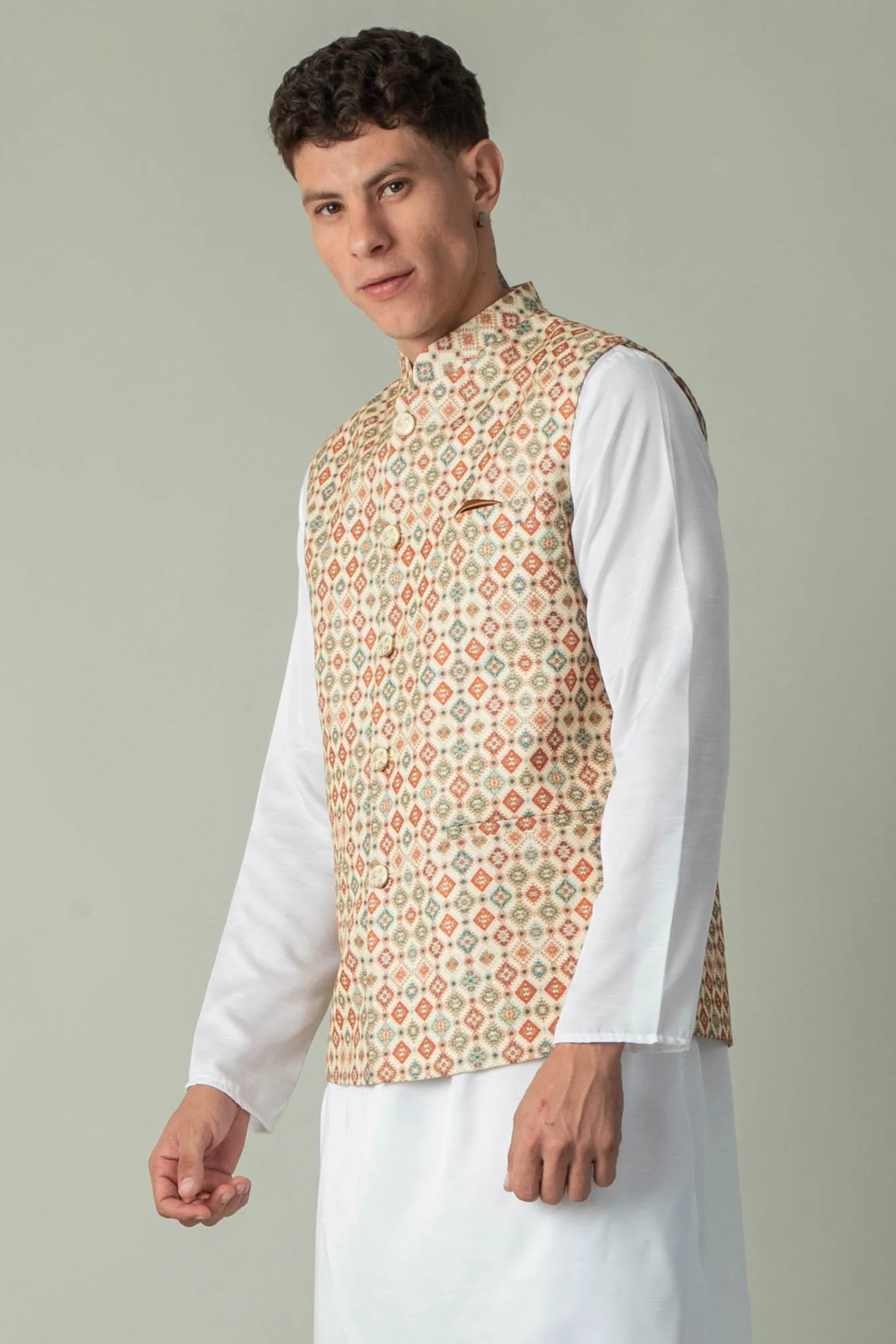 MLS PRINTED JAWAHAR JACKET