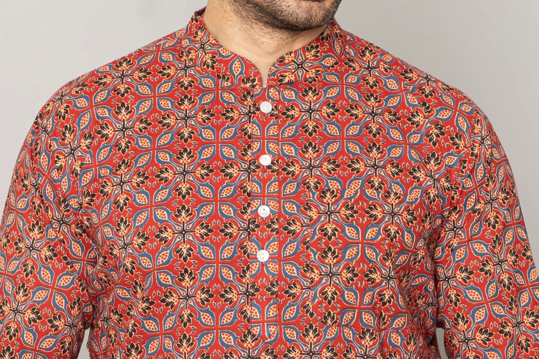 MLS SHORT KURTA FULL SLEEVES
