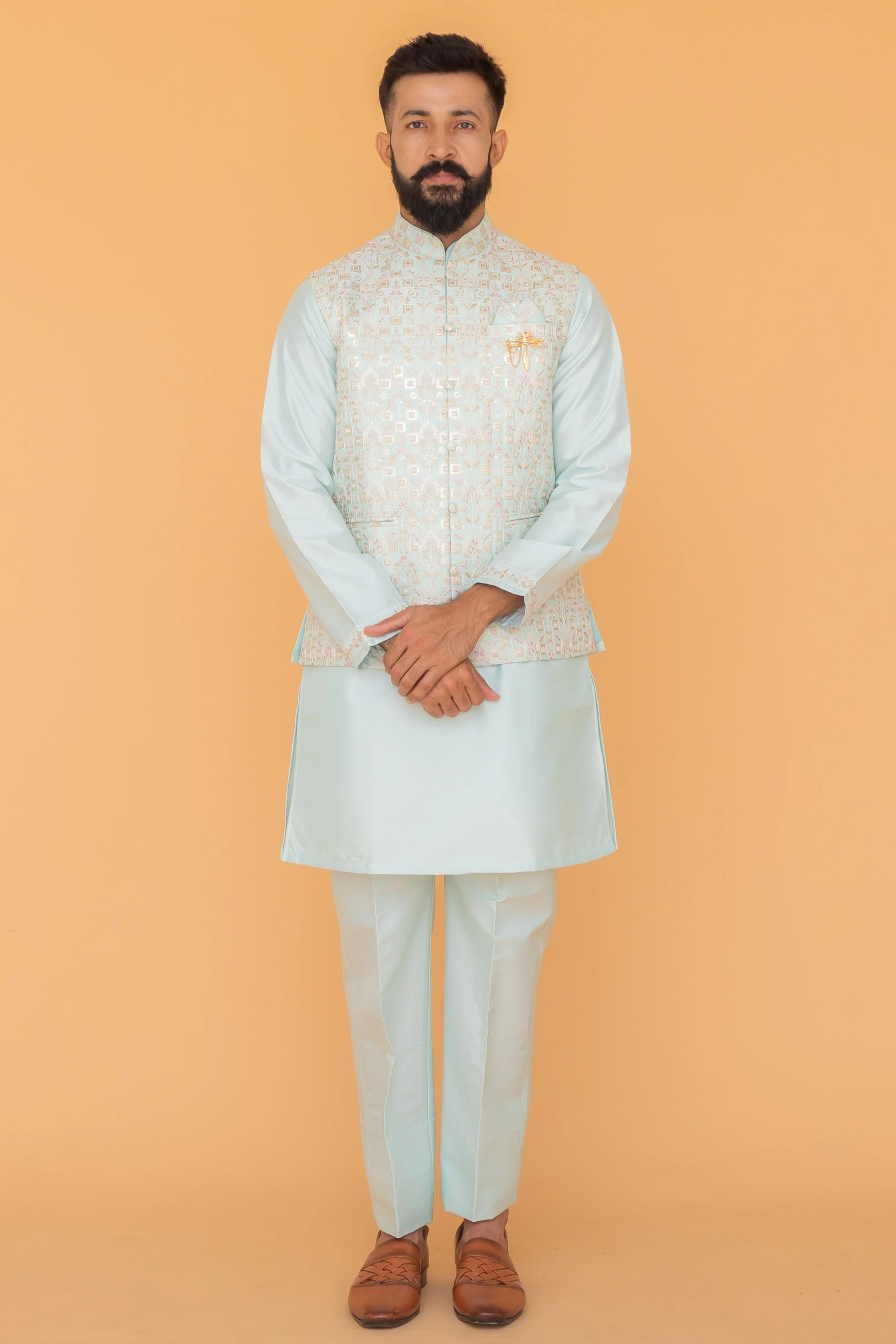 MLS KURTA JAWAHAR SET