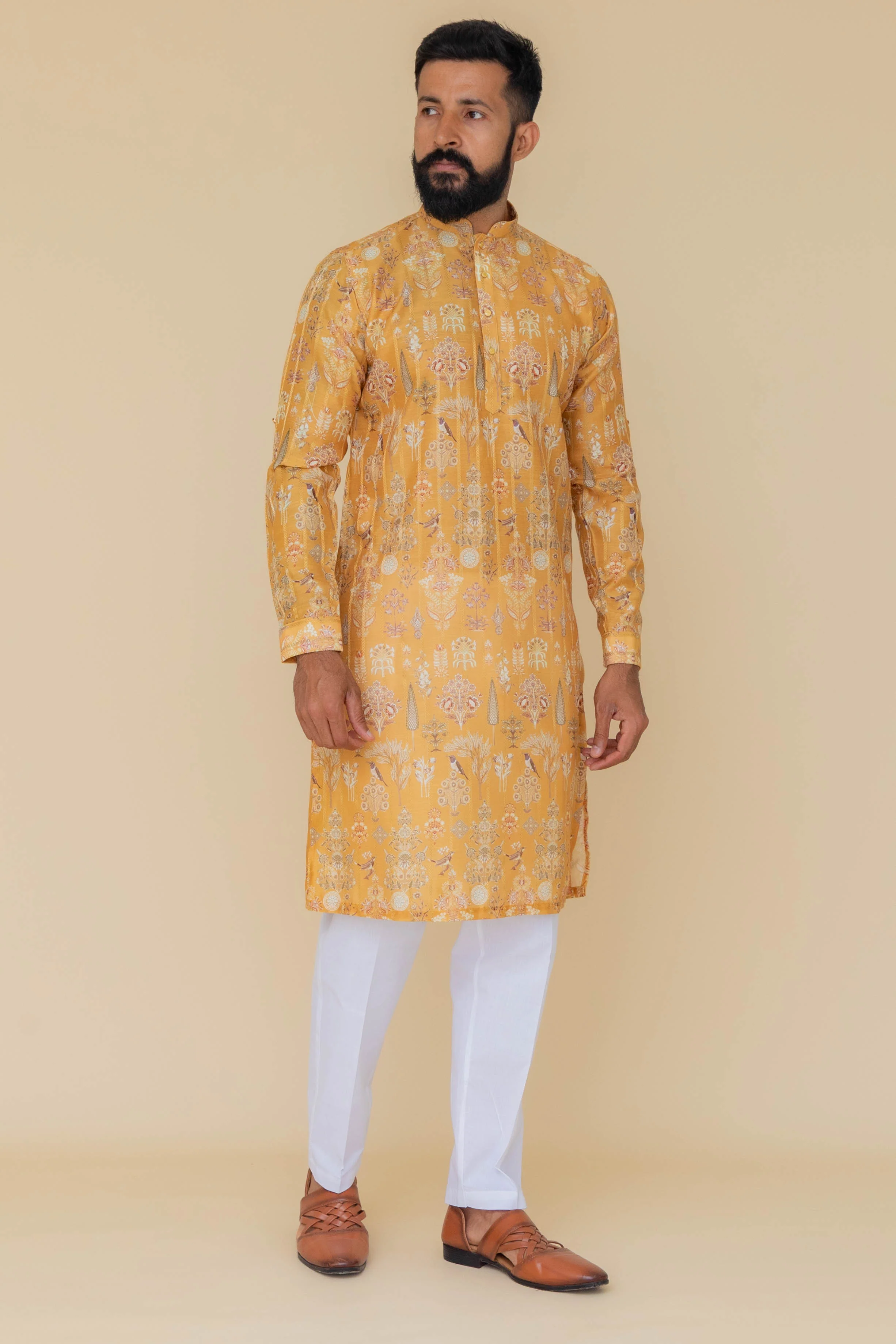 MLS PRINTED KURTA PAJAMA