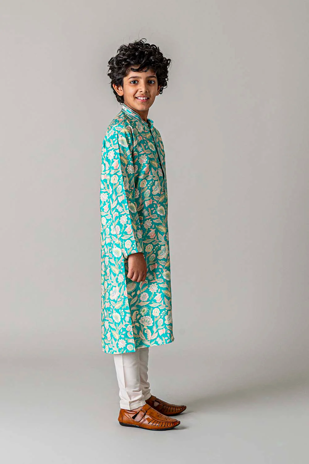 MLS KIDS PRINTED KURTA PAJAMA