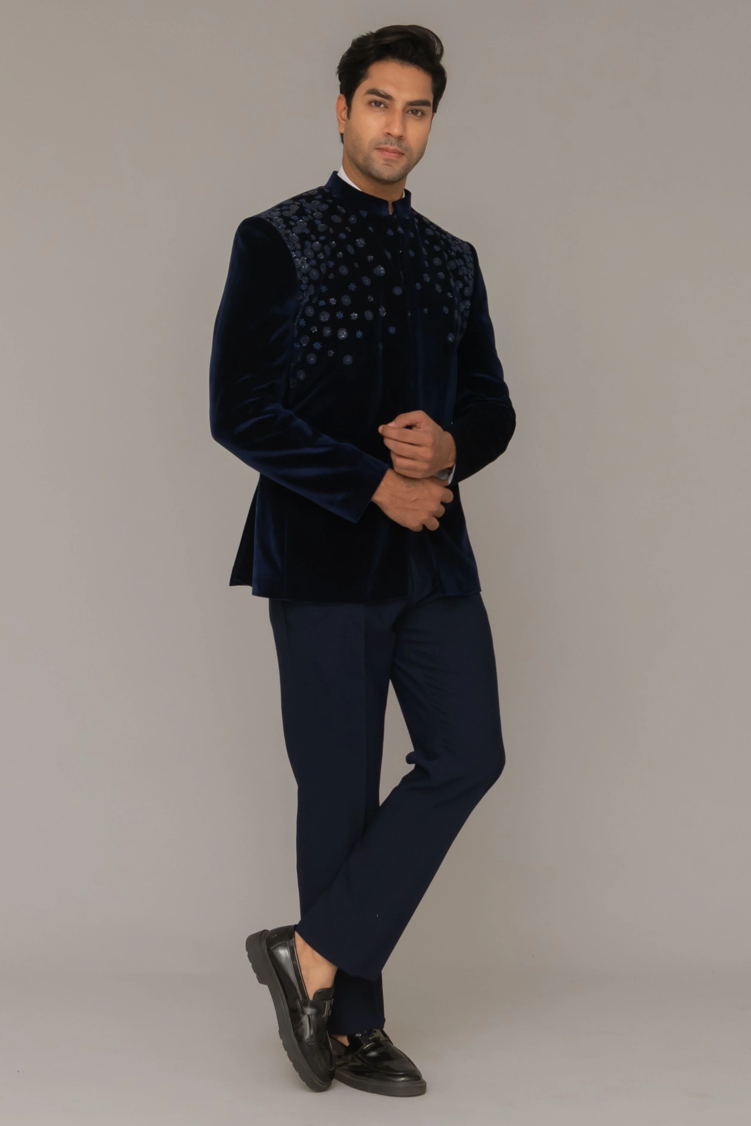 MLS VELVET JODHPURI SUIT