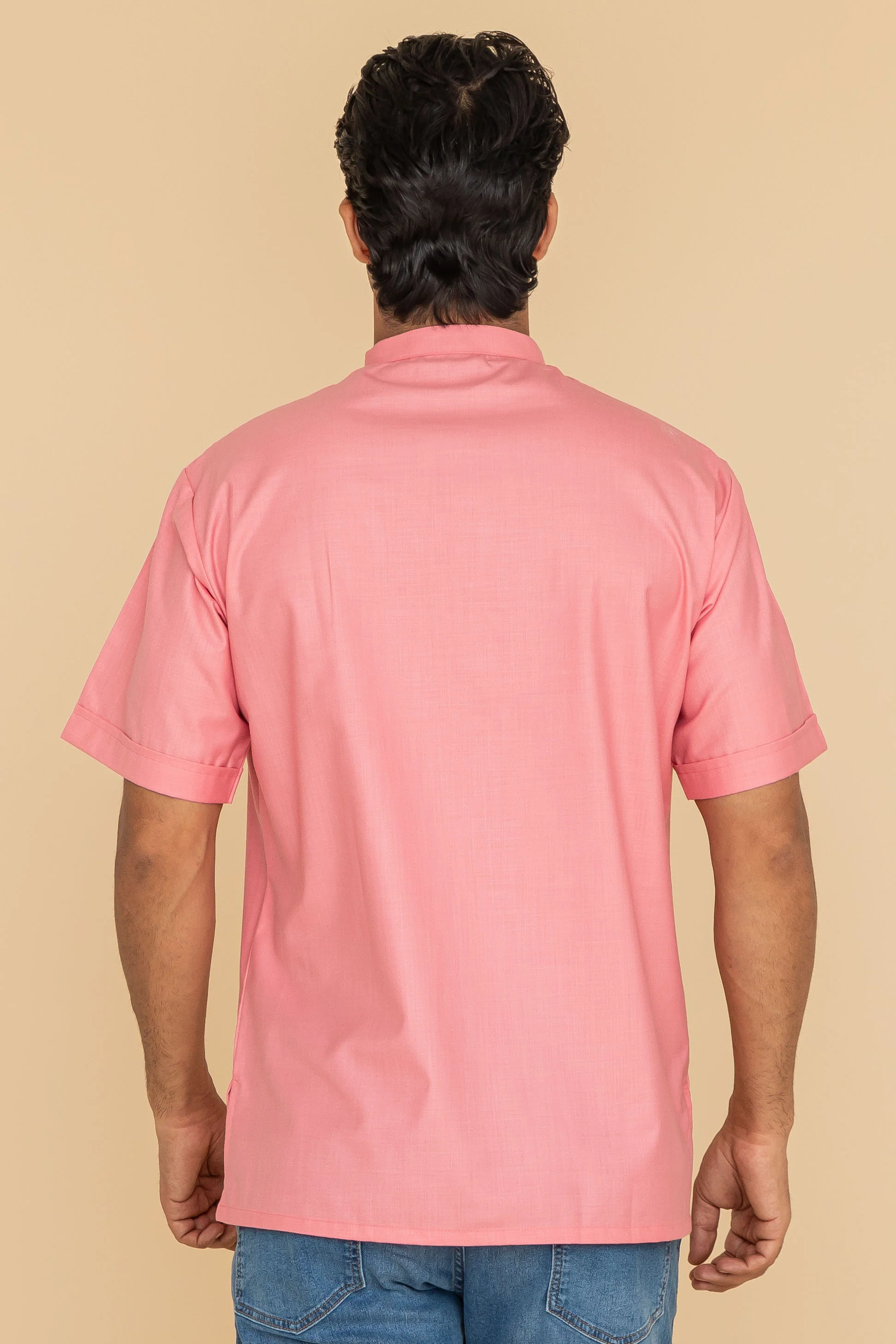 MLS SHORT KURTA HALF SLEEVES