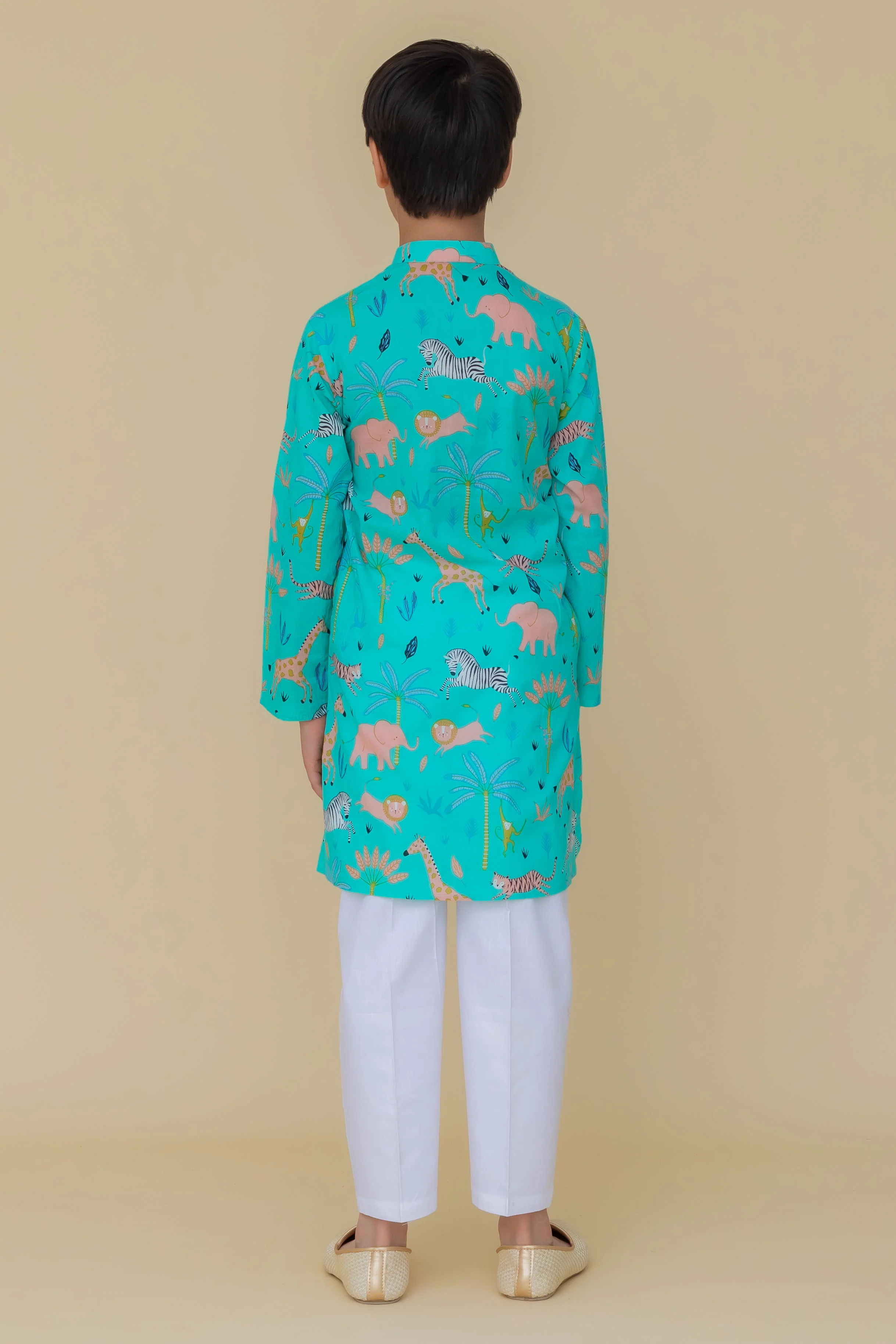 MLS KIDS PRINTED KURTA PAJAMA