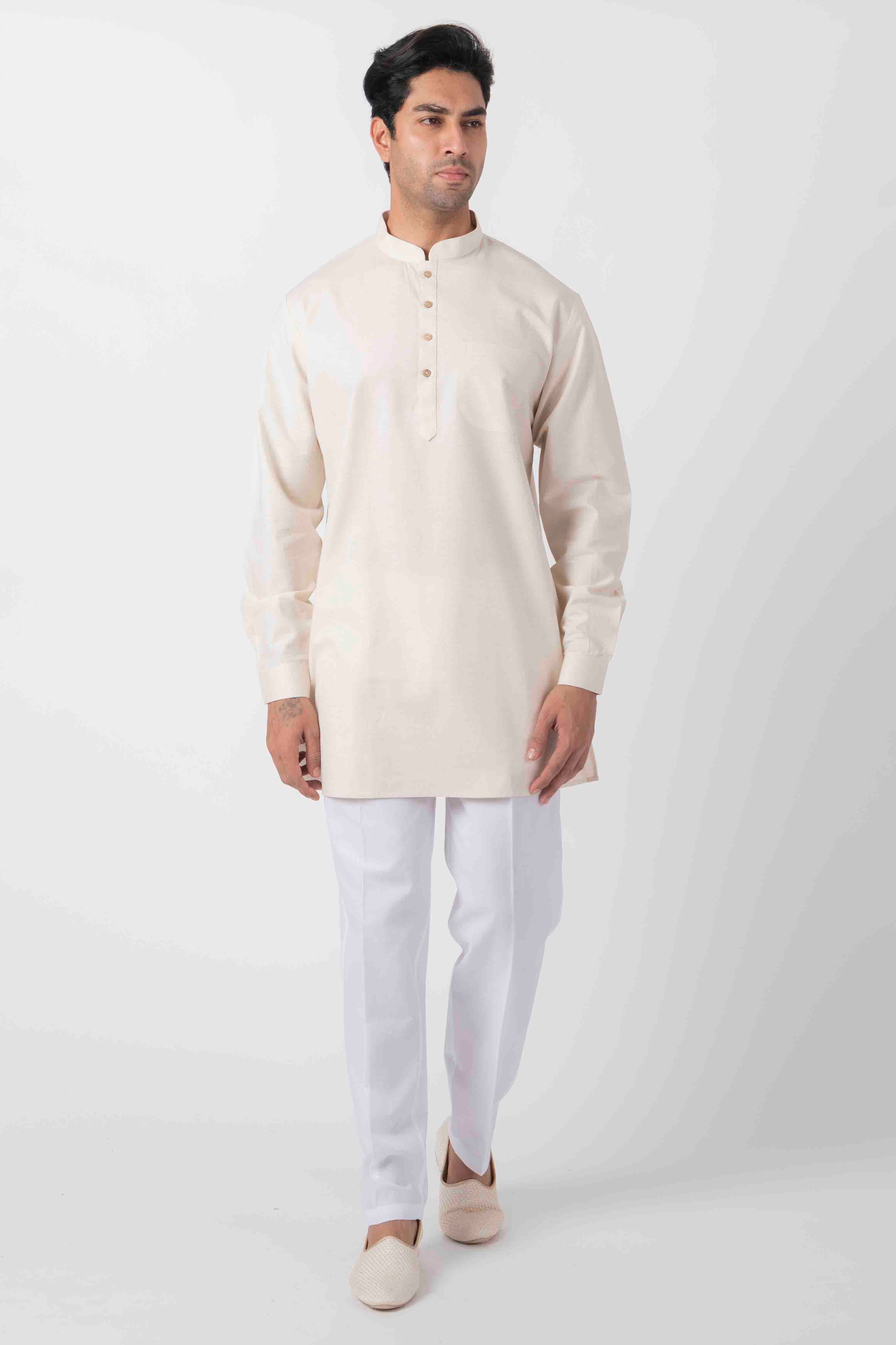 MLS COTTON KURTA ( MID LENGTH)