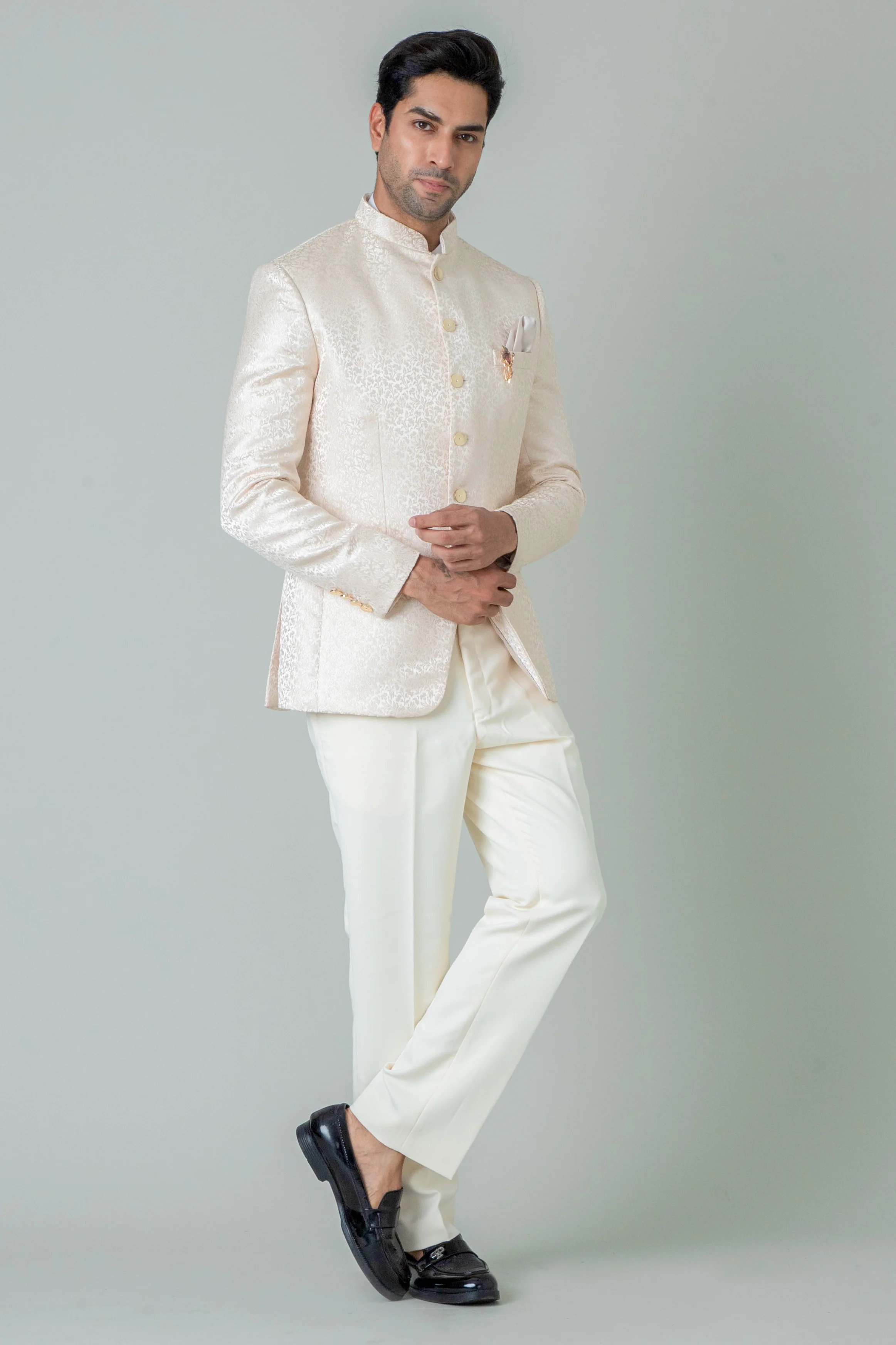 MLS PRINTED JODHPURI SUIT