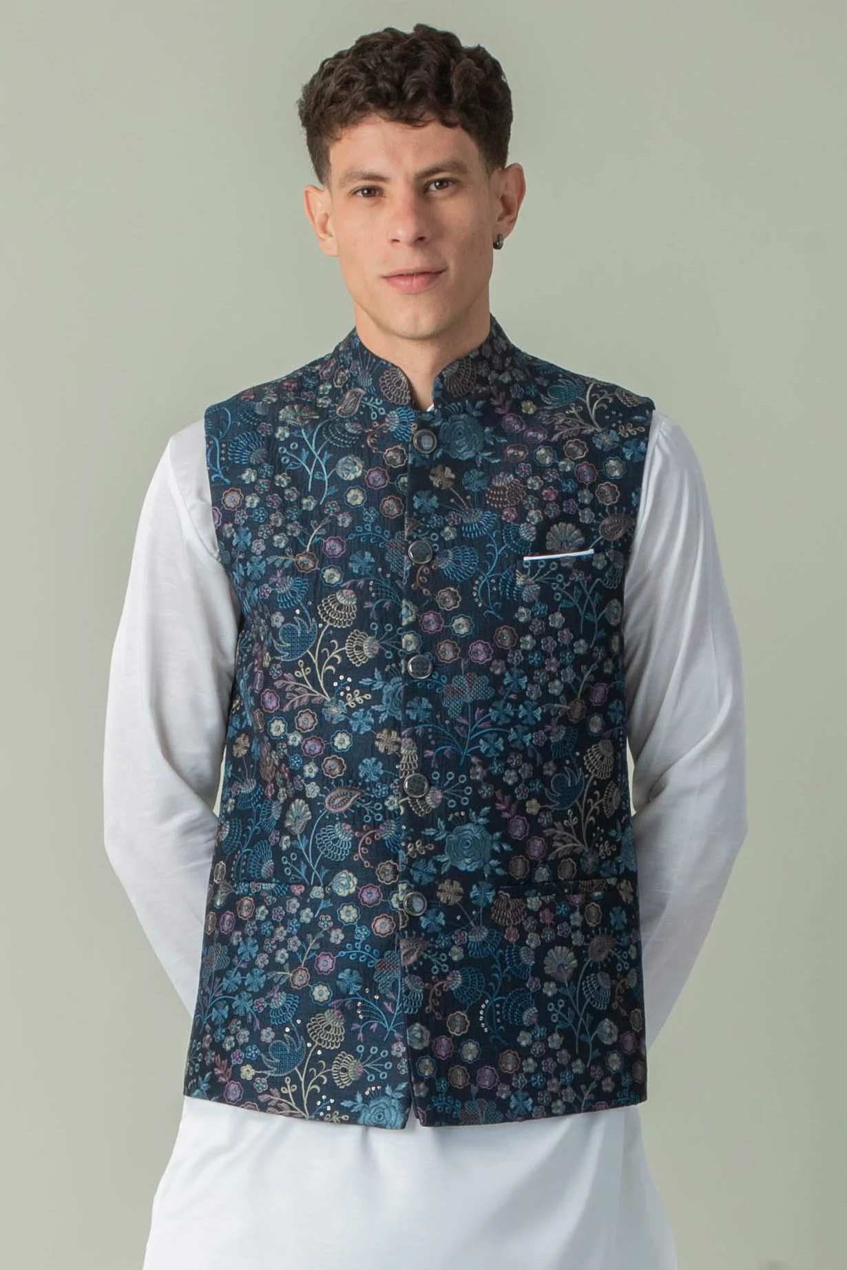 MLS EMBROIDERED JAWAHAR JACKET