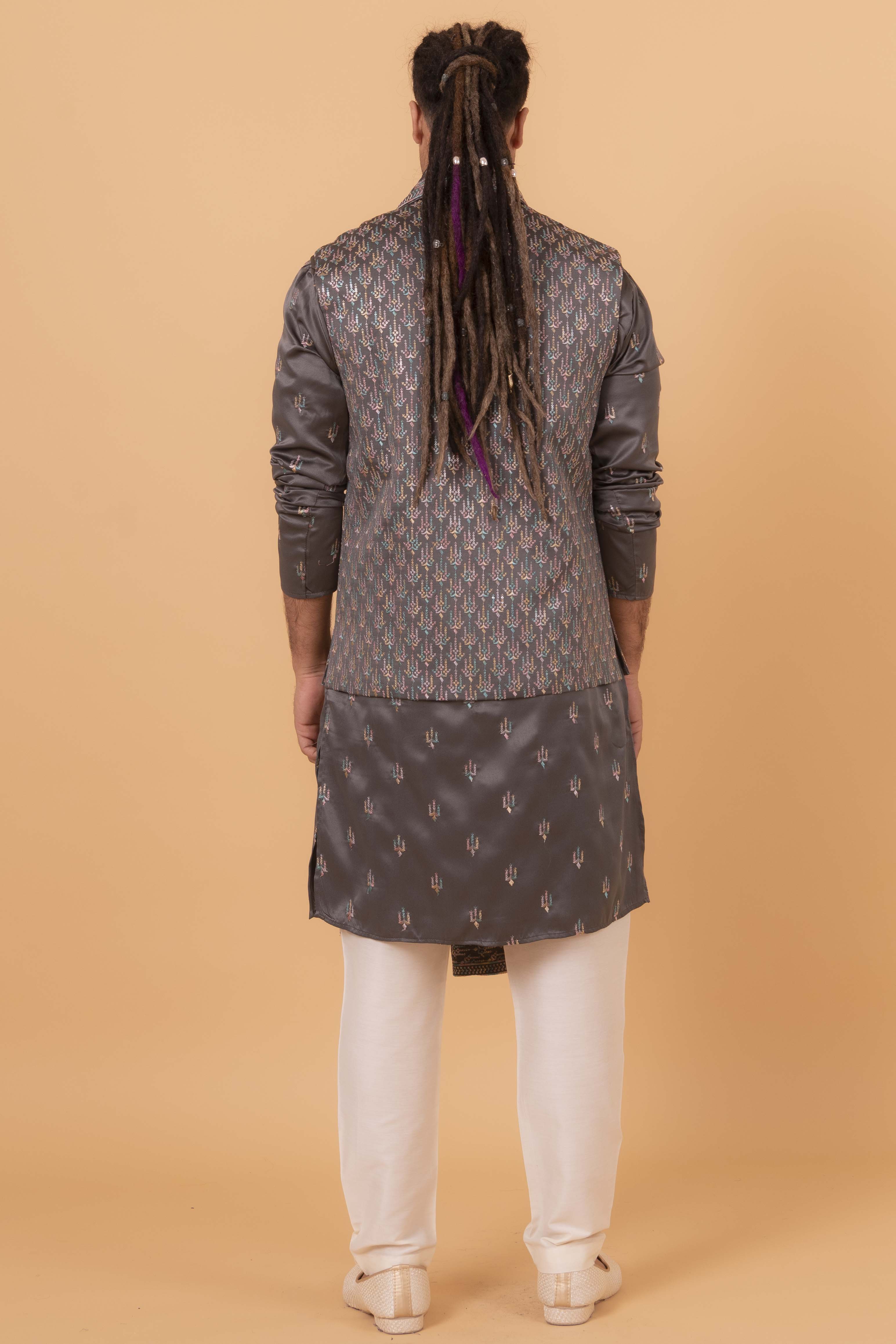 MLS KURTA JAWAHAR SET