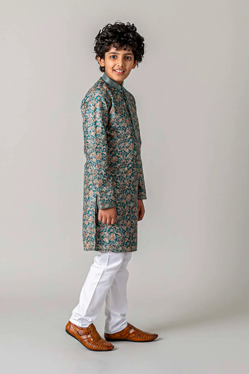 MLS KIDS PRINTED KURTA PAJAMA