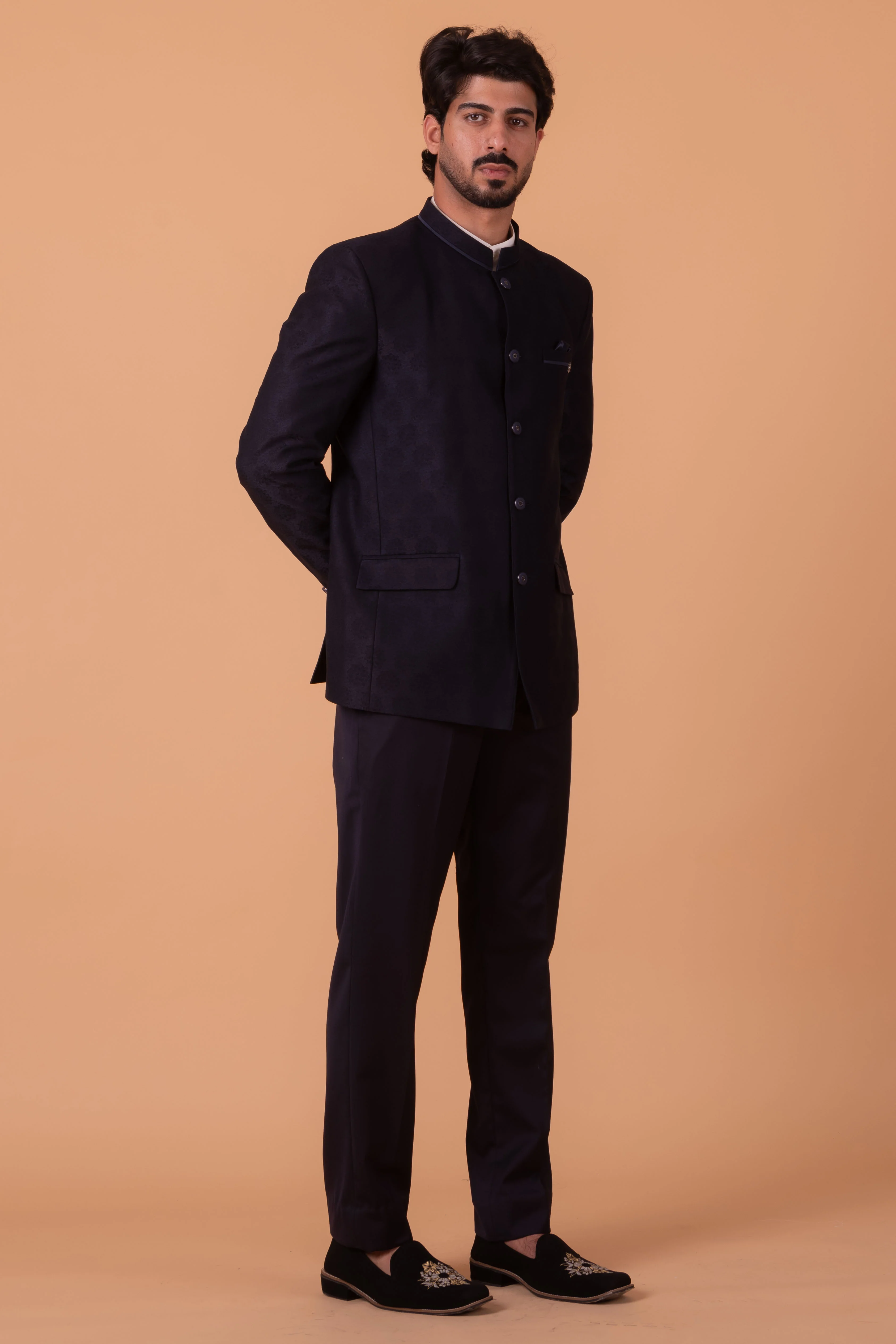 MLS PRINTED JODHPURI SUIT